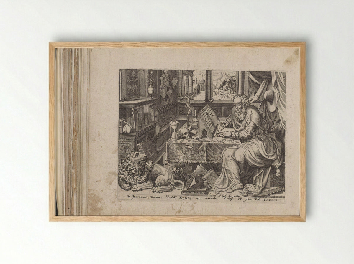 Kerkvader Hieronymus - Pieter Nagel - Framed Print Wood