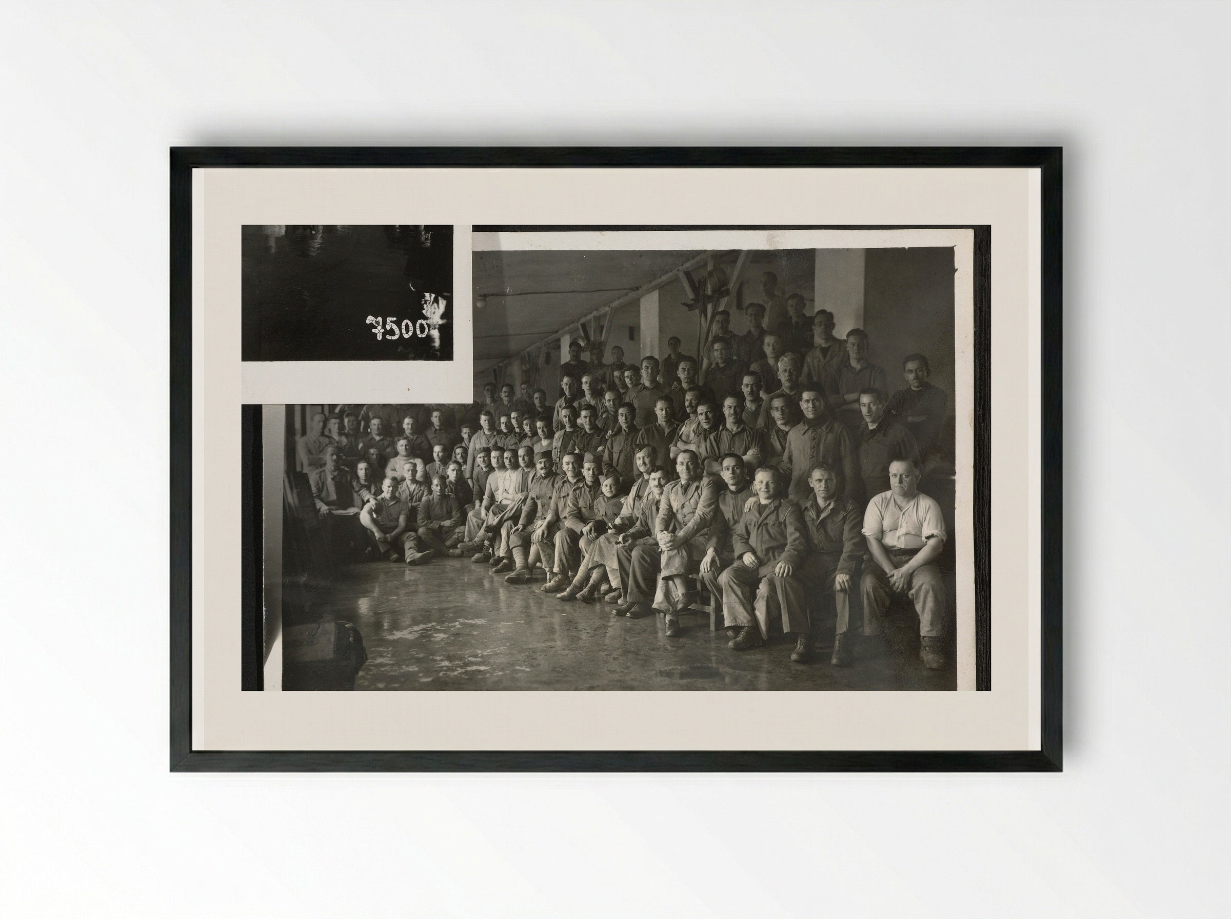 Keuken / Keukenpersoneel - Dick W.B. van Maarseveen - Framed Print Black