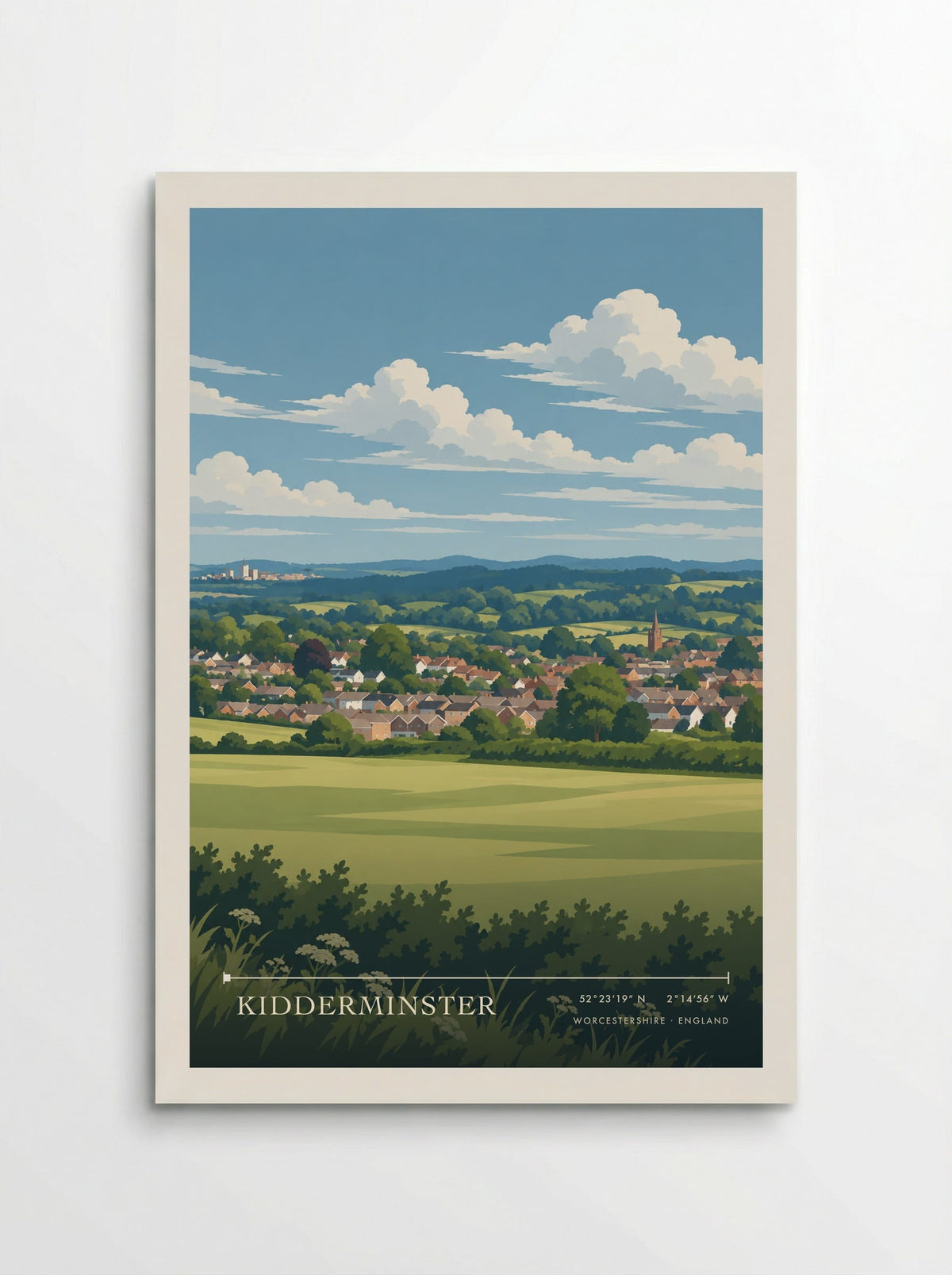 Kidderminster, Worcestershire | Travel Poster - Poster