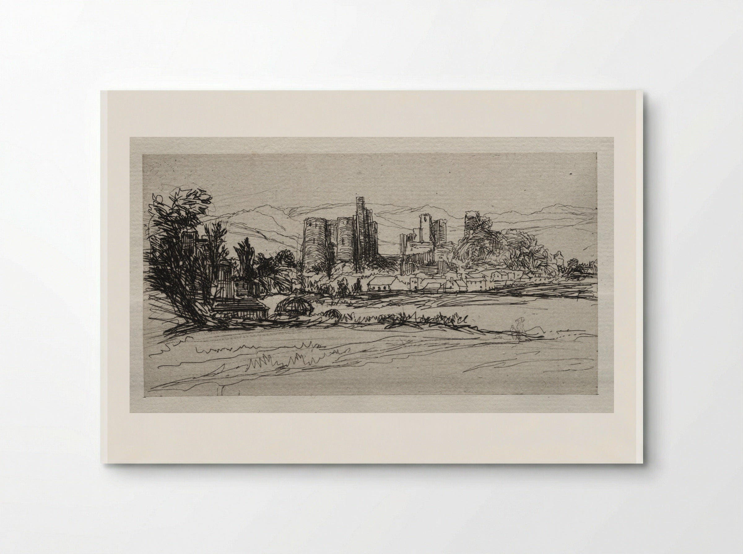 Kidwelly Castle - Francis Seymour Haden - Poster