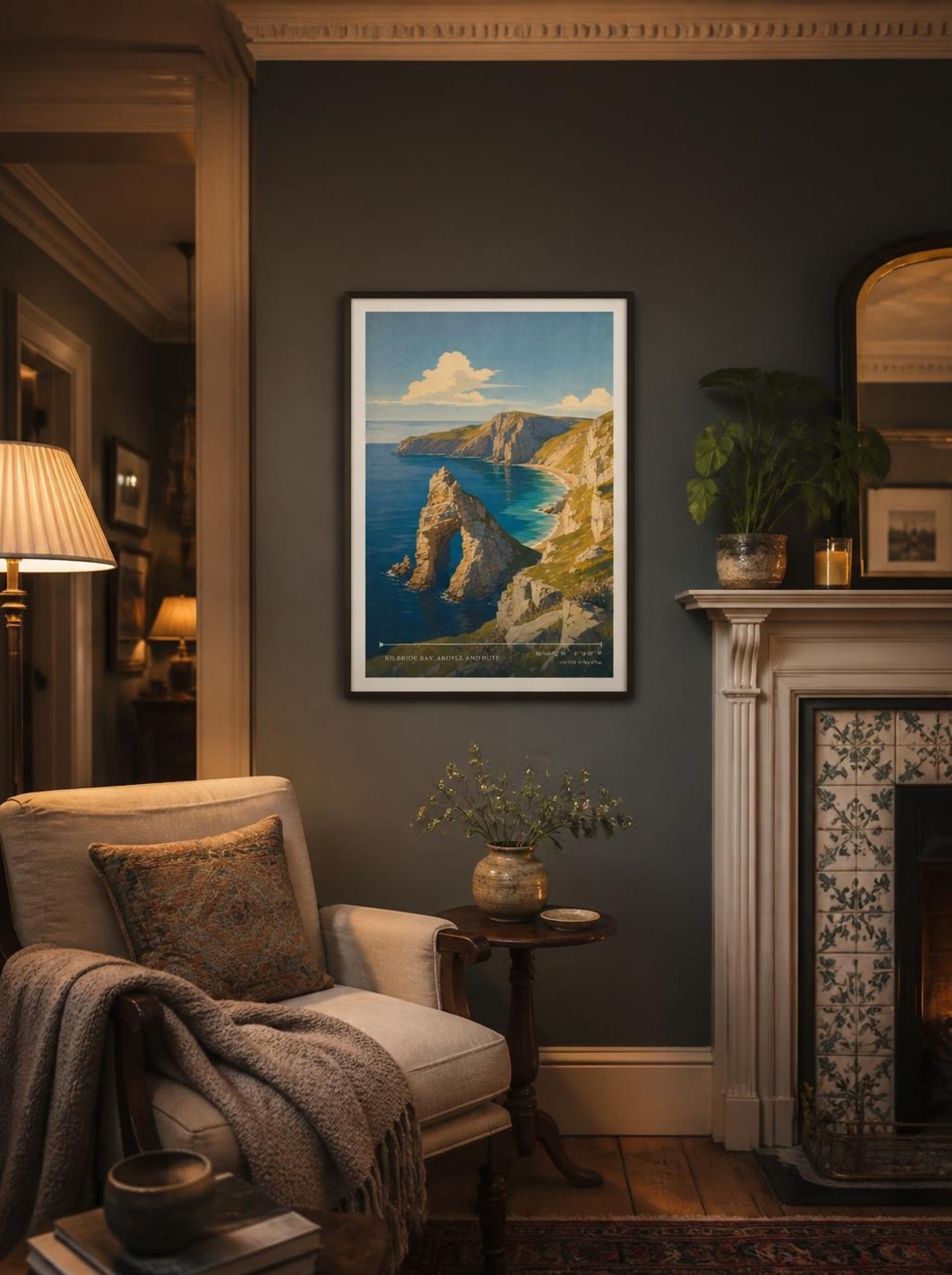 Kilbride Bay, Argyll and Bute United Kingdom Travel Poster - Lifestyle