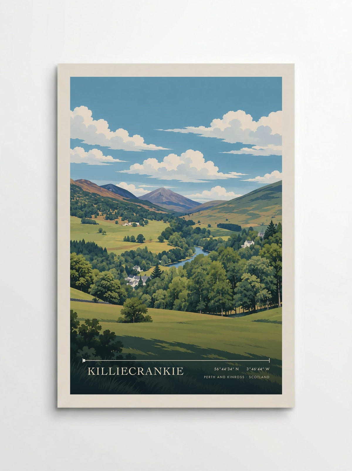 Killiecrankie, Perth and Kinross | Travel Poster - Poster