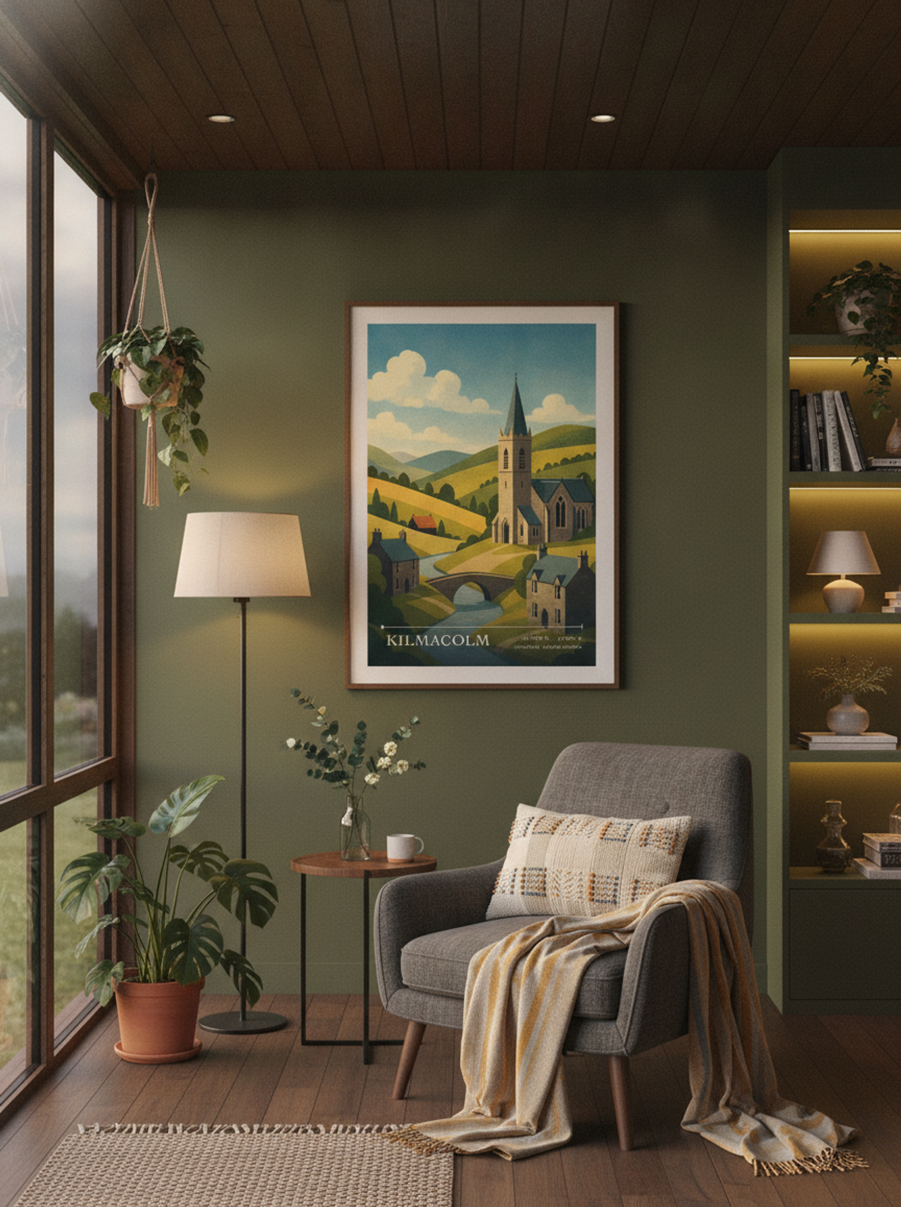 Kilmacolm Inverclyde United Kingdom Travel Poster - Lifestyle