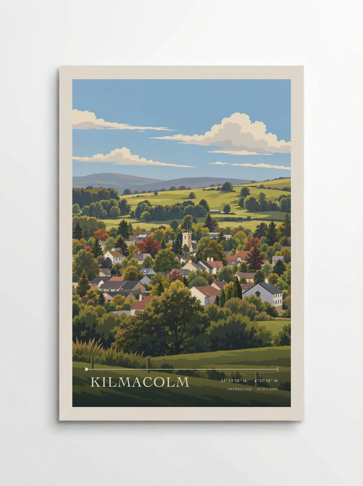 Kilmacolm, Inverclyde | Travel Poster - Poster