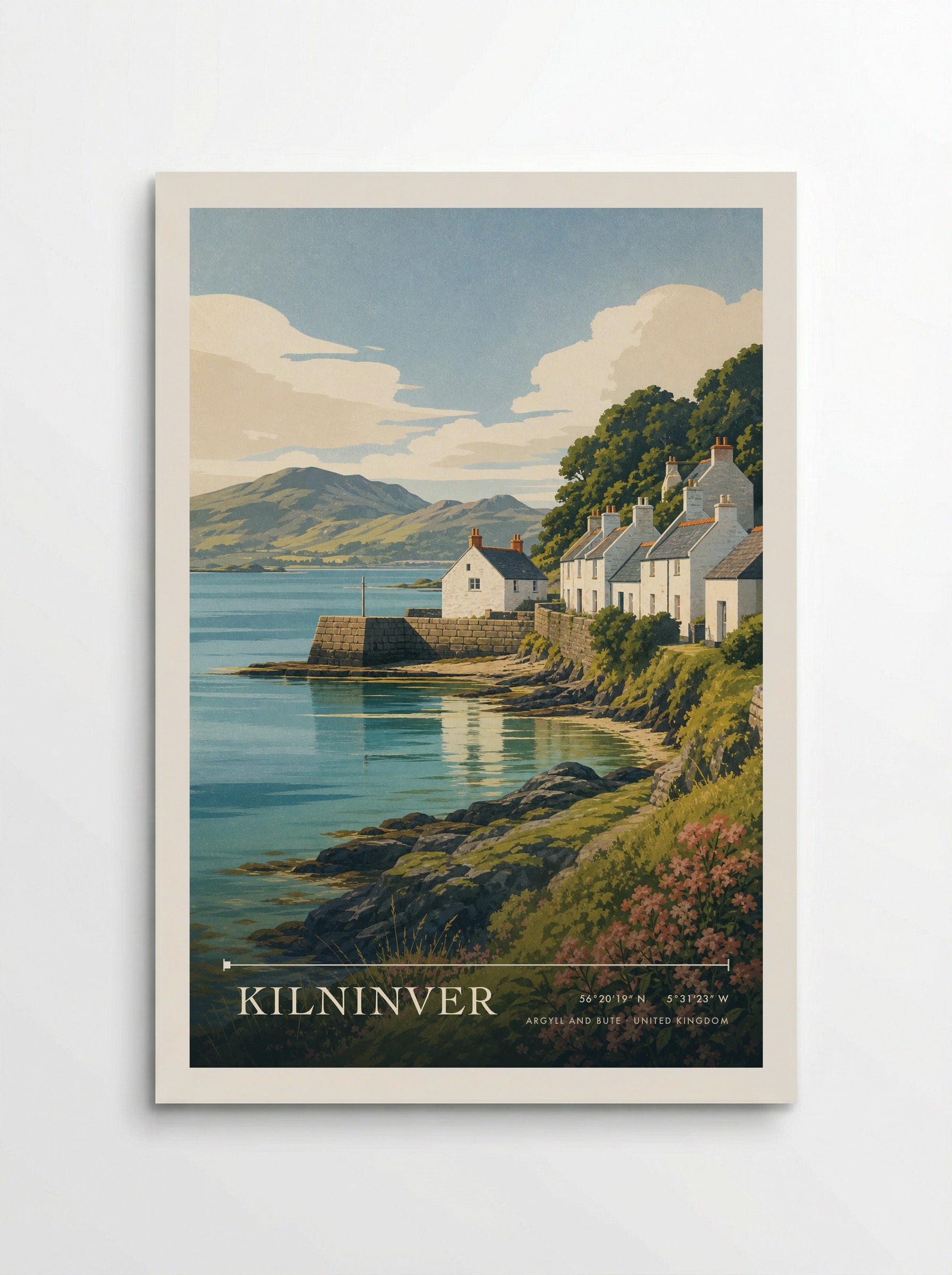 Kilninver Argyll and Bute United Kingdom Travel Poster - Poster