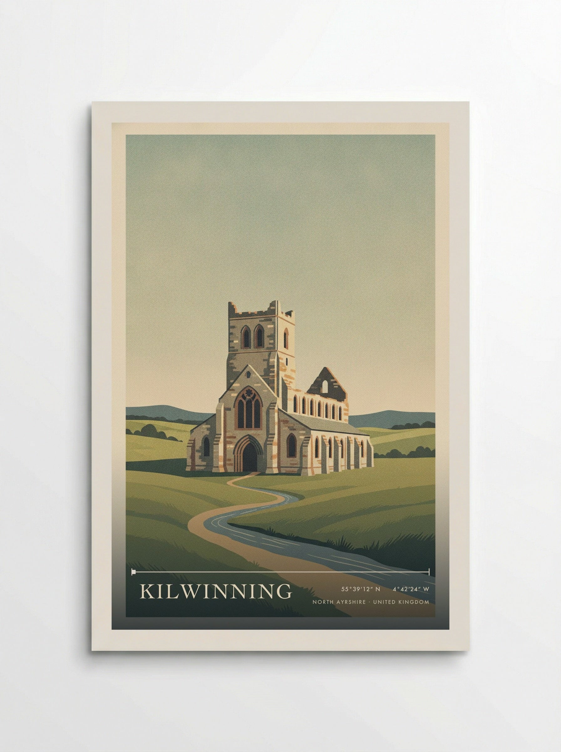 Kilwinning North Ayrshire United Kingdom Travel Poster - Poster