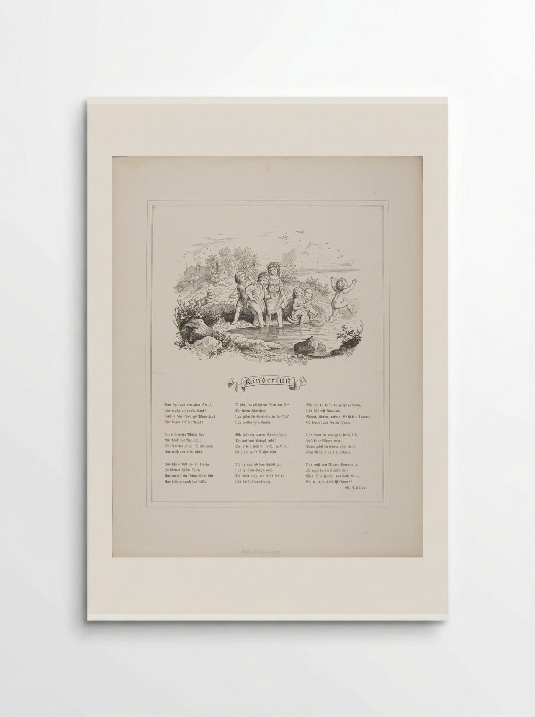 Kinderlust (Childish Joy) - Adrian Ludwig Richter - Poster