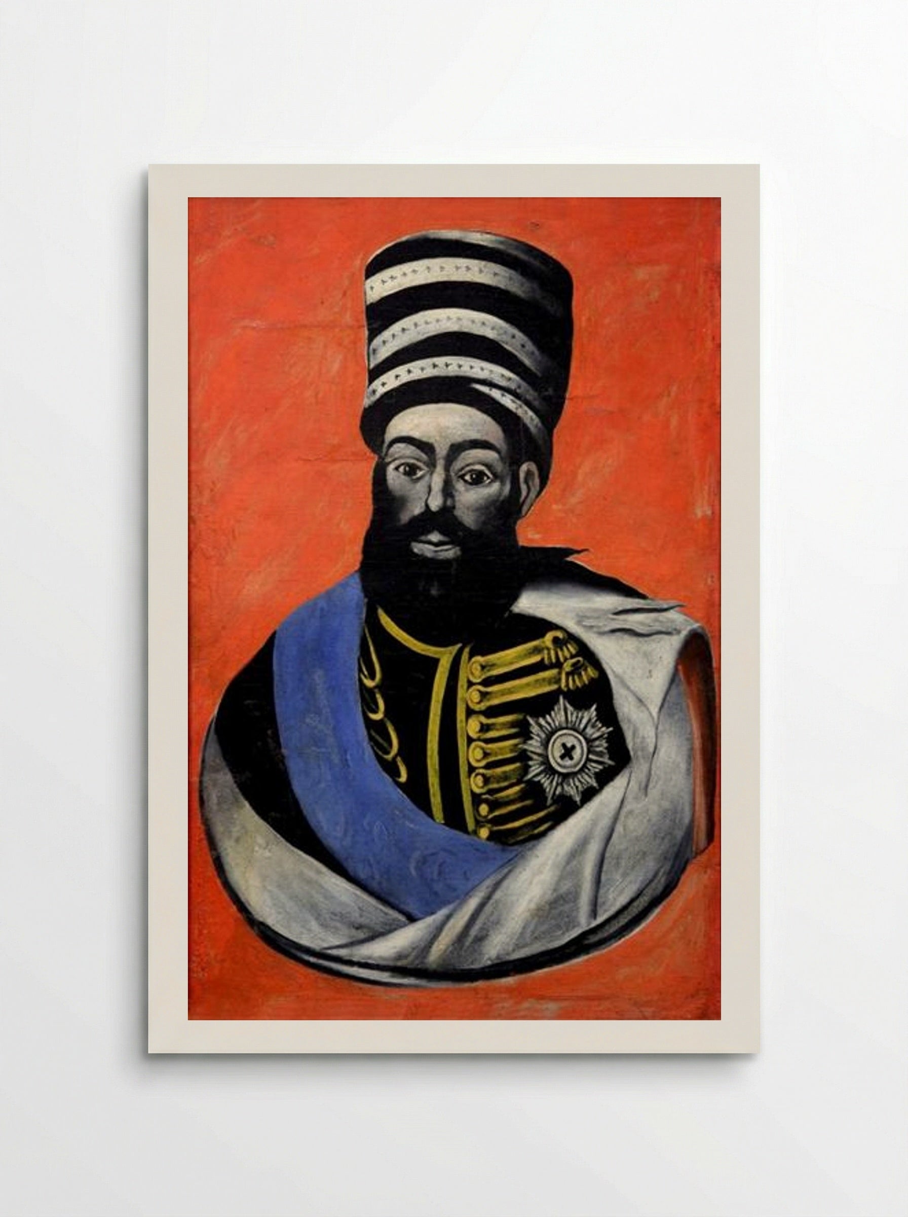 King Erekle II of Georgia - Niko Pirosmani - Poster