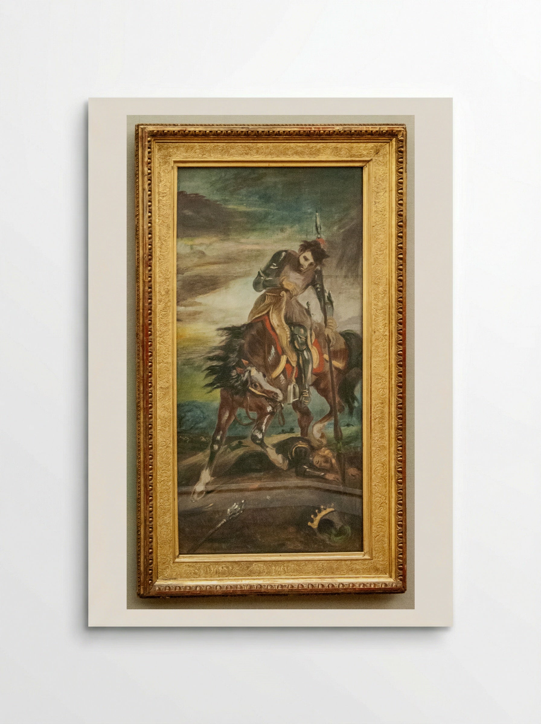 King Rodrigo - Eugène Delacroix - Poster