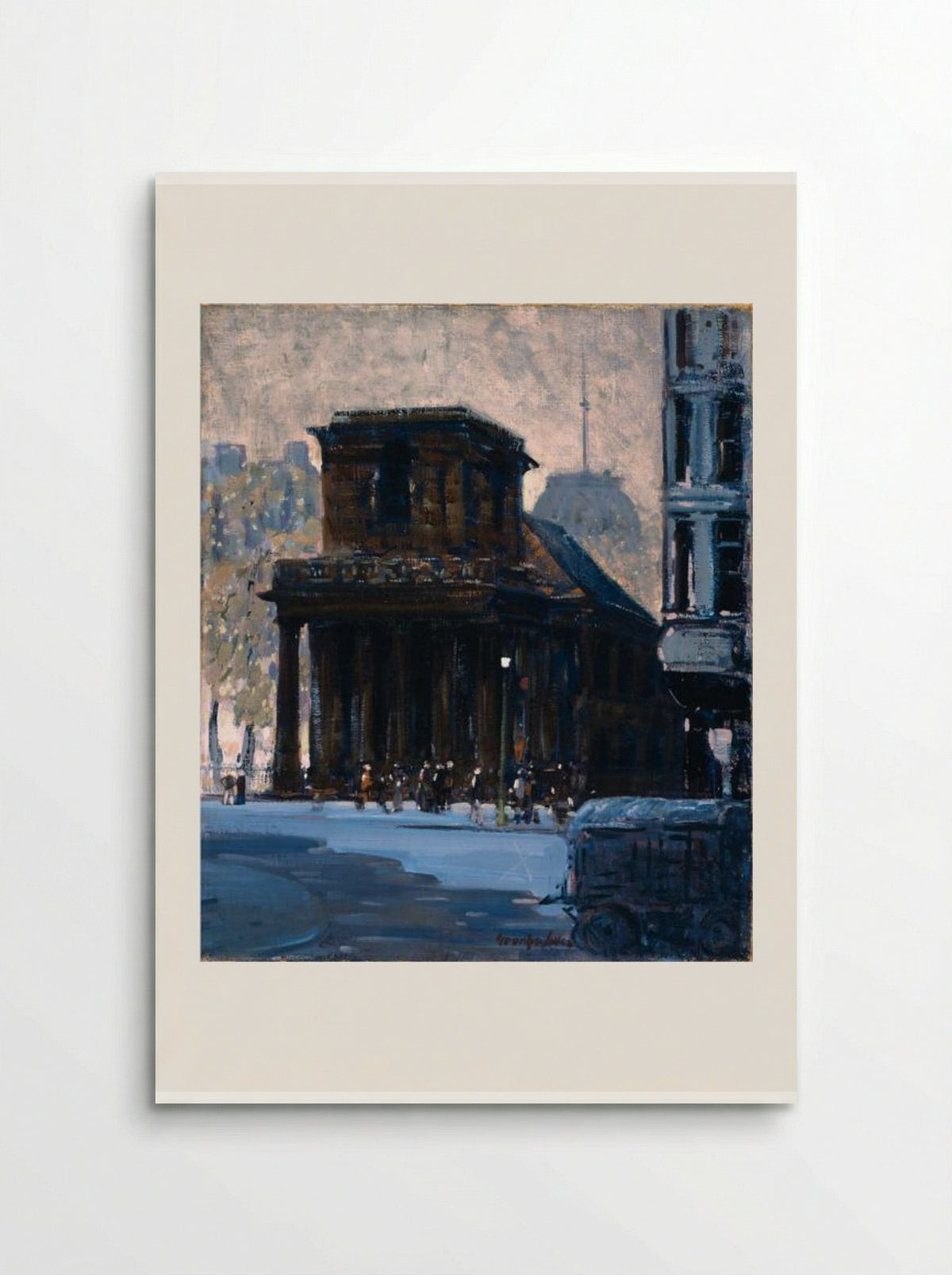 King's Chapel, Boston - George Luks - Poster