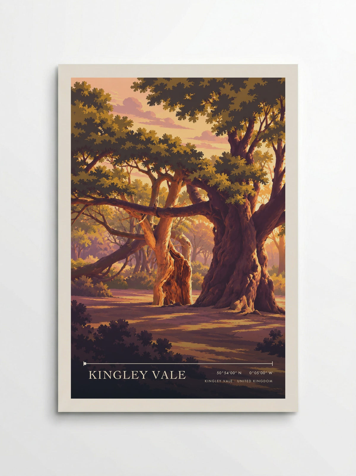 Kingley Vale | Travel Poster - Poster