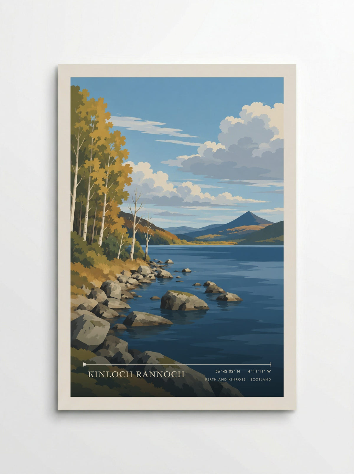 Kinloch Rannoch, Perth and Kinross | Travel Poster - Poster