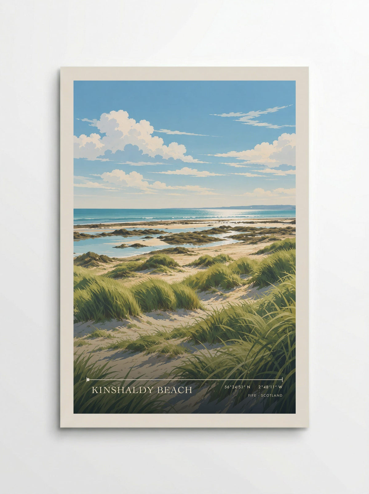 Kinshaldy Beach, Fife | Travel Poster - Poster