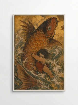 Kintaro and the Giant Carp: The Carp Turns
