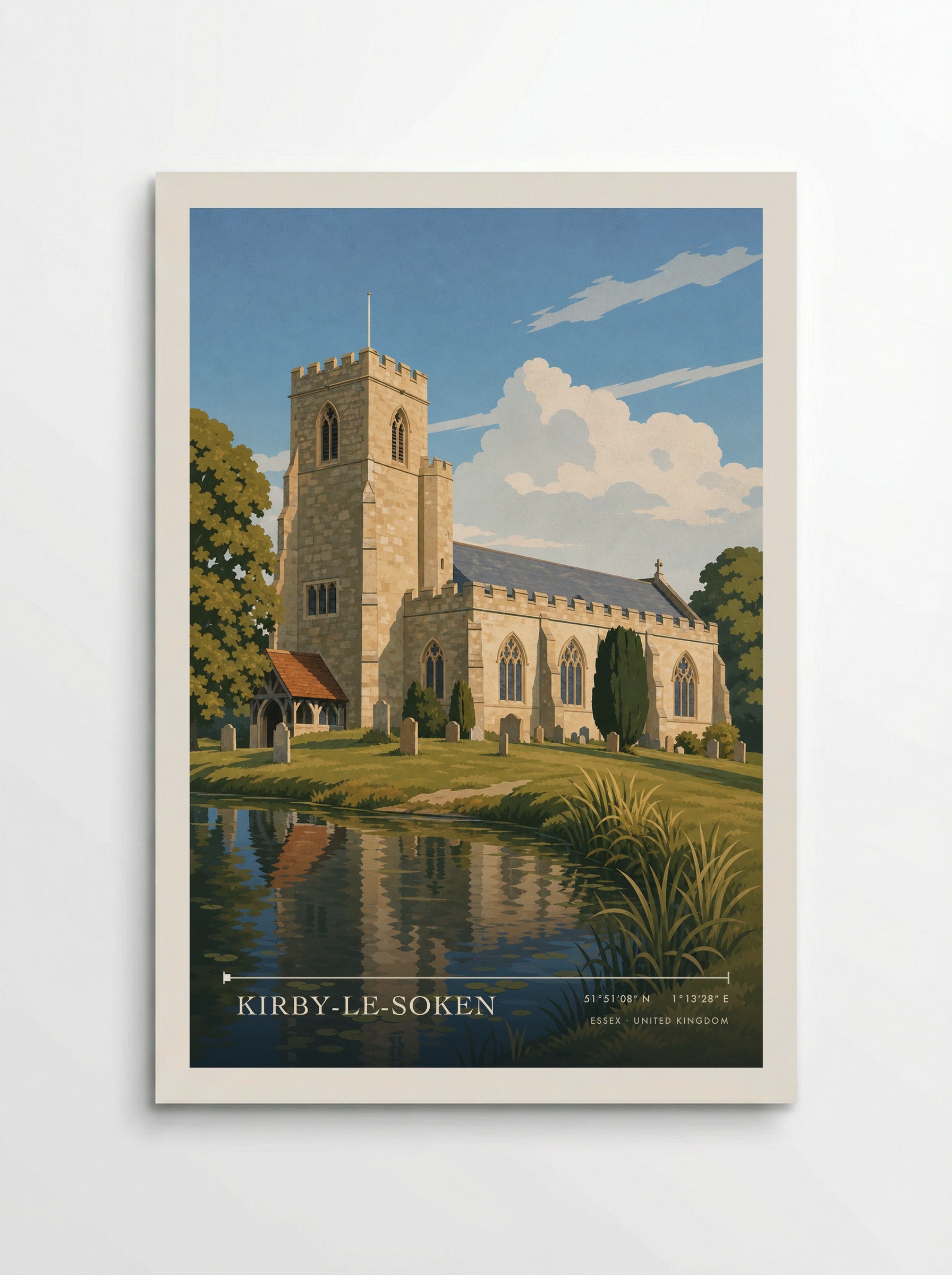 Kirby-le-Soken Essex United Kingdom Travel Poster - Poster