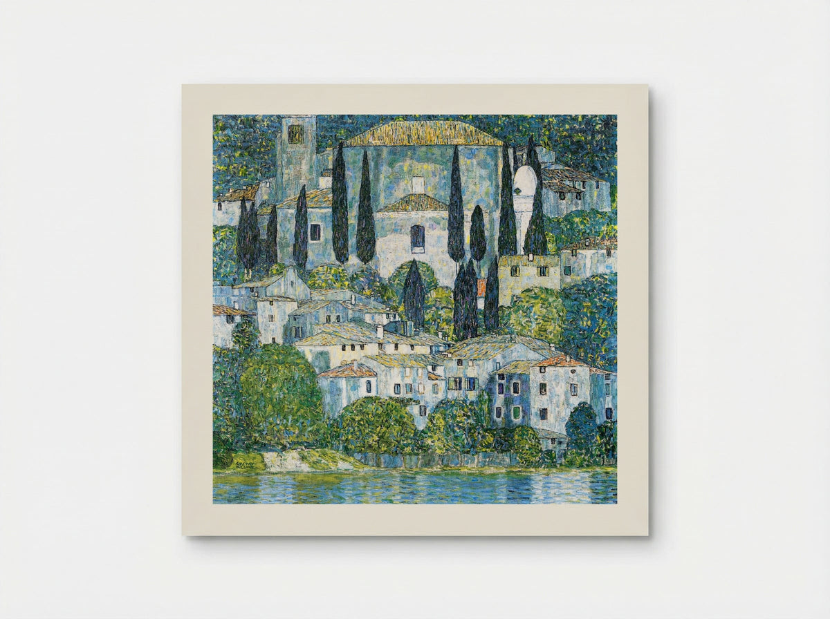 Kirche in Cassone - Gustav Klimt - Poster