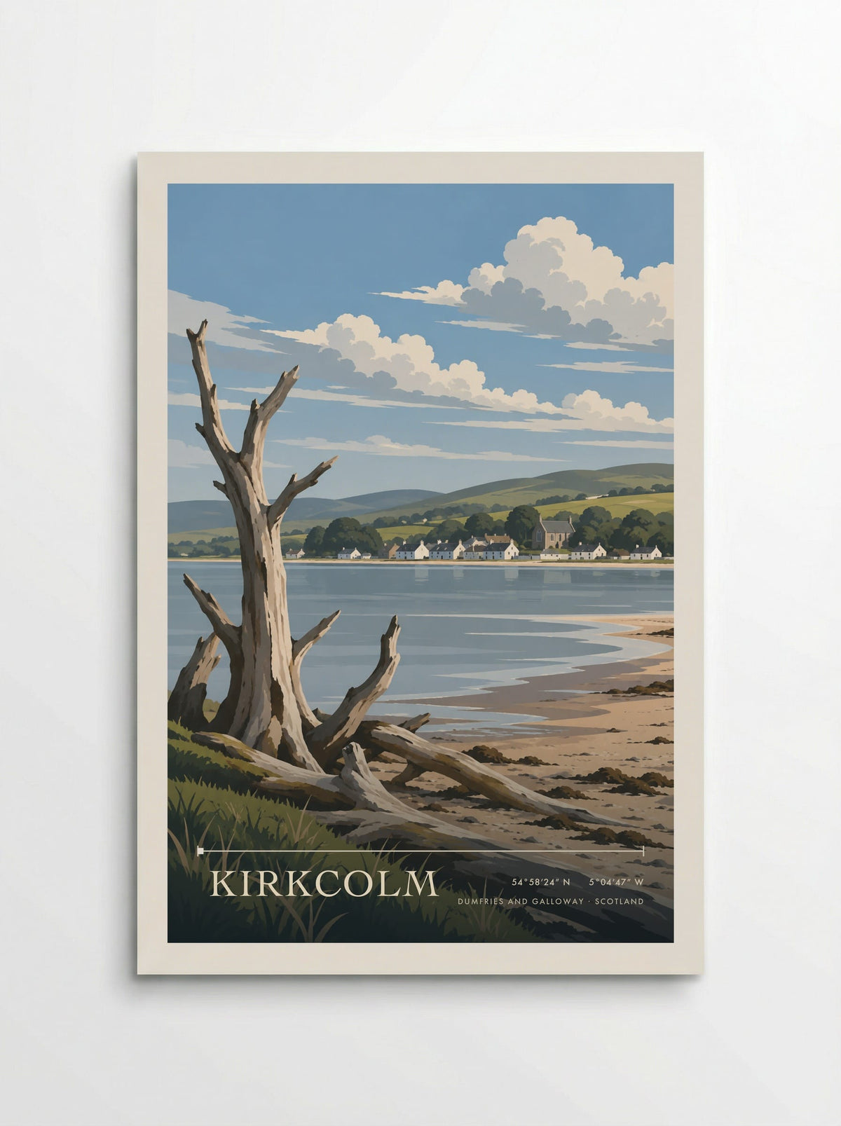 Kirkcolm, Dumfries and Galloway | Travel Poster - Poster