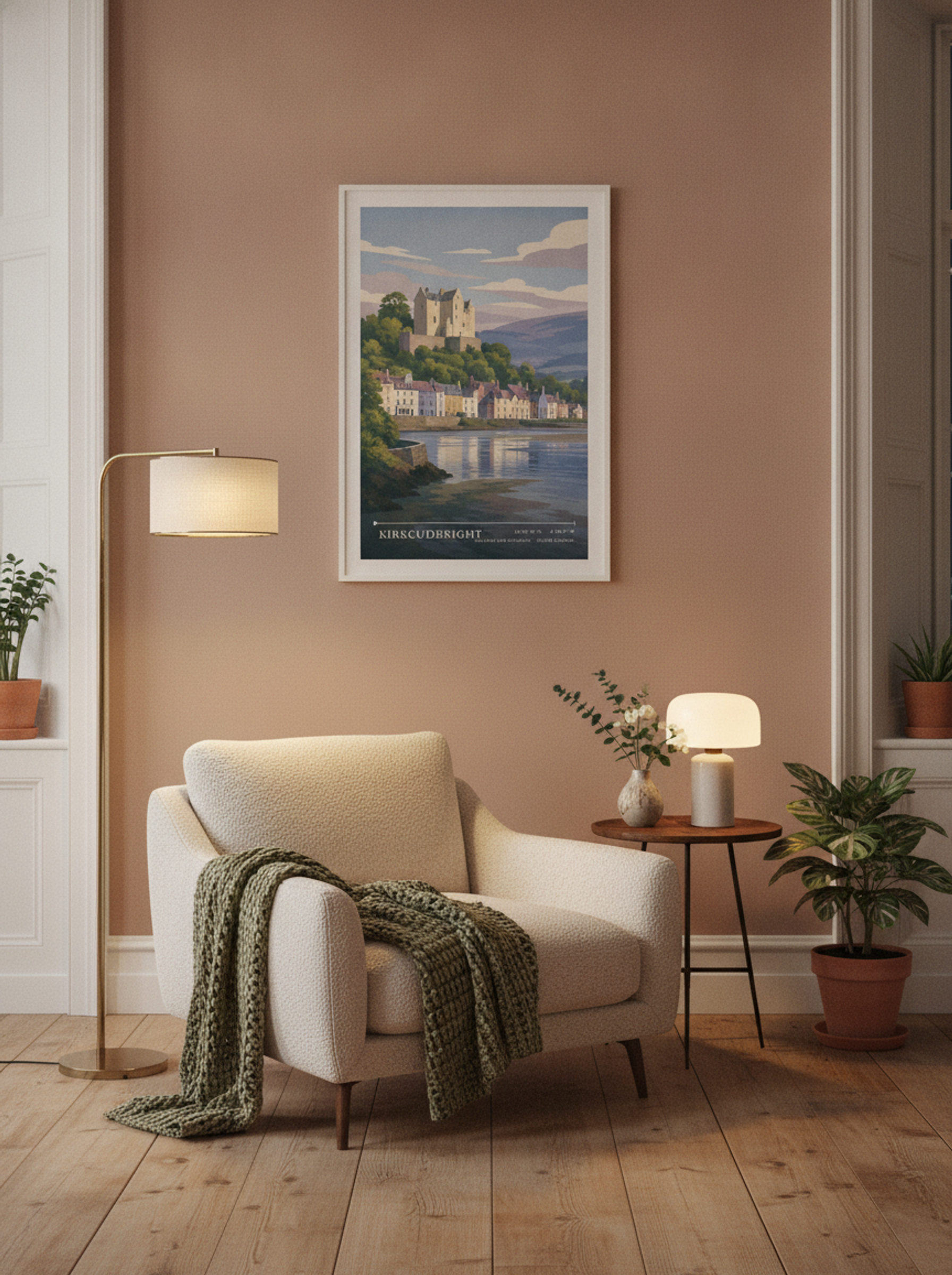 Kirkcudbright Dumfries and Galloway United Kingdom Travel Poster - Lifestyle