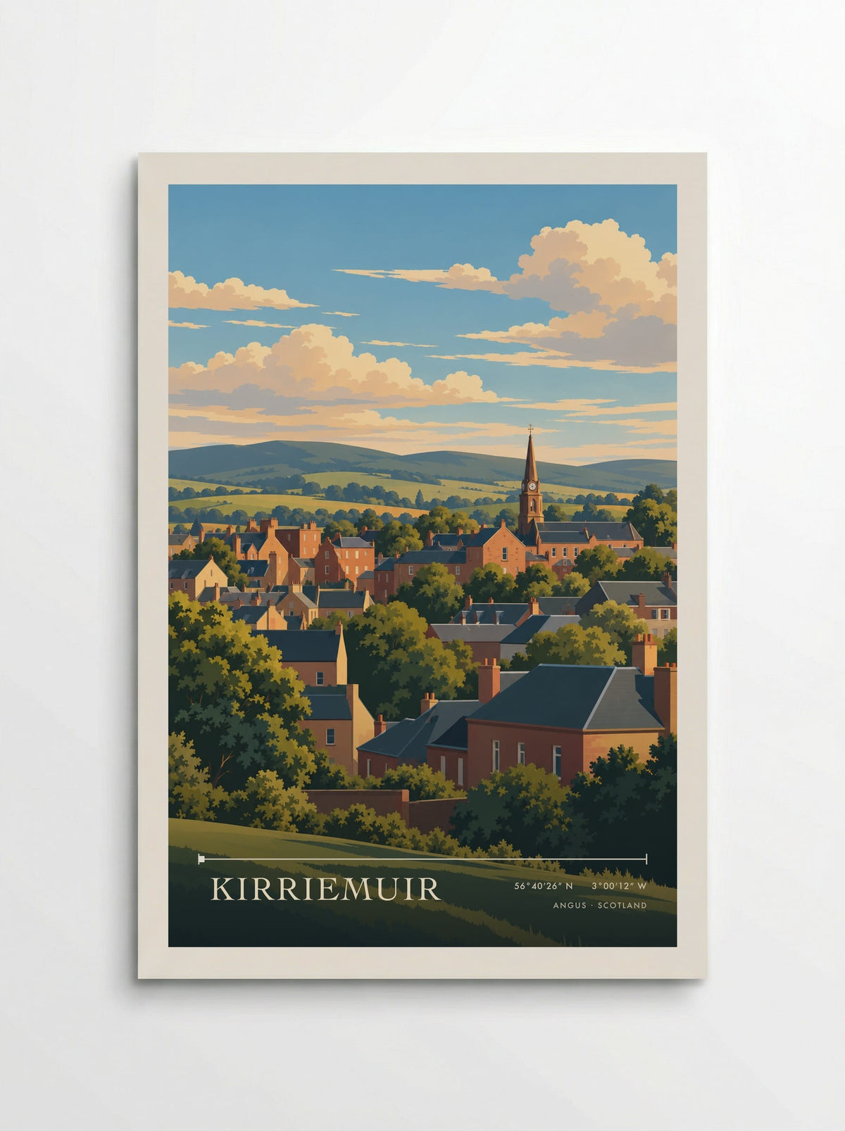 Kirriemuir, Angus | Travel Poster - Poster