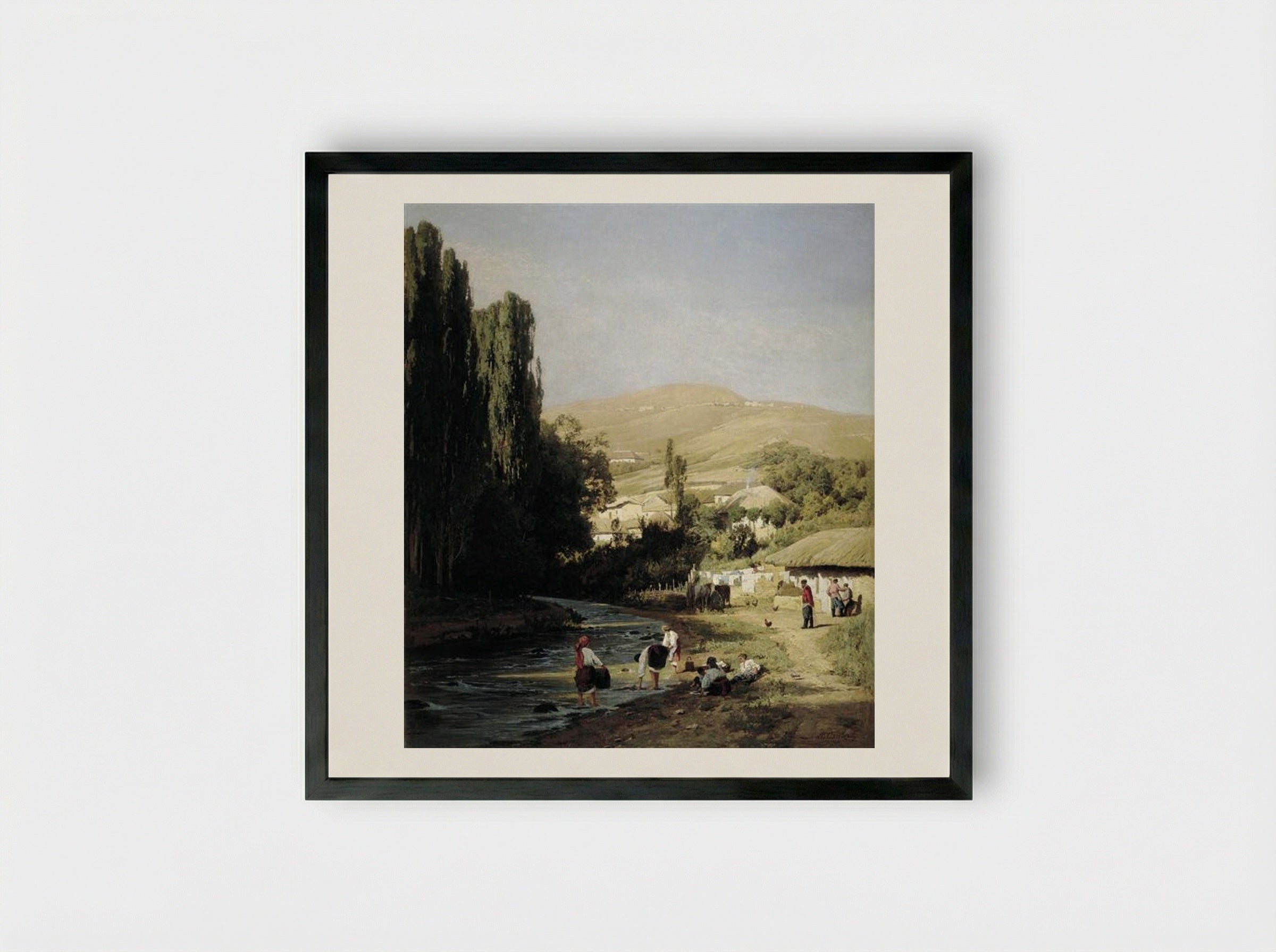 Kislovodsk - Volodymyr Orlovsky - Framed Print Black