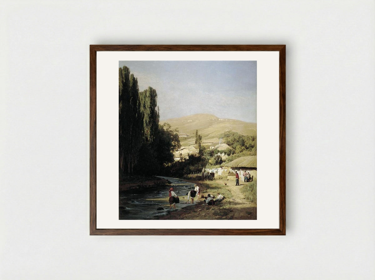 Kislovodsk - Volodymyr Orlovsky - Framed Print Dark Wood