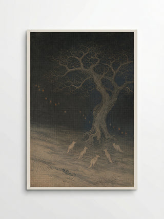 Kitsune and Foxfire at Oji: Beneath the Changing Tree