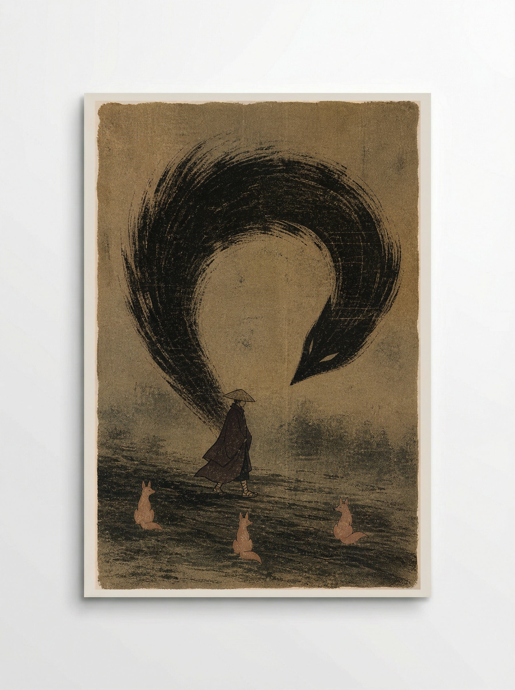 Kitsune and Foxfire at Oji: The Human Shadow Breaks - Poster
