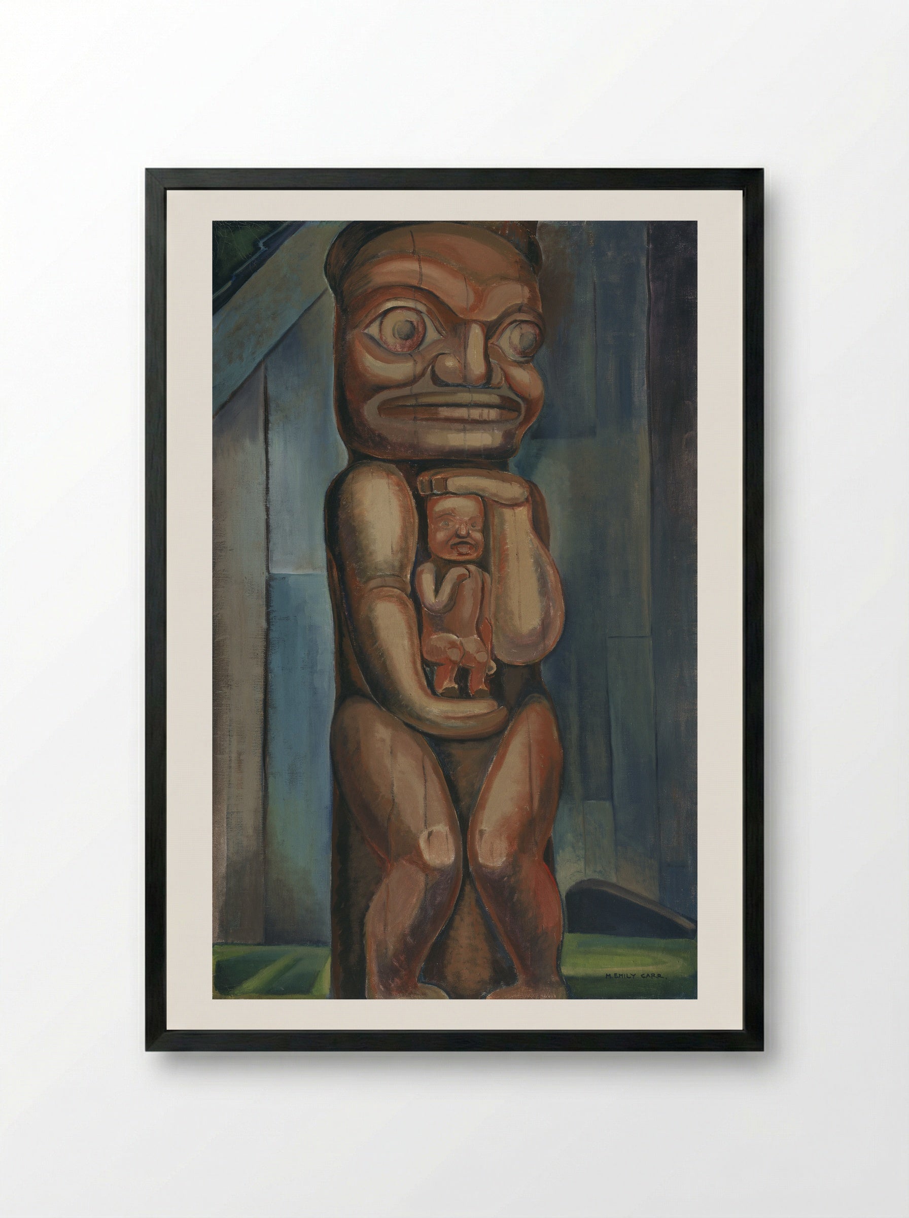 Kitwancool - Emily Carr - Framed Print Black