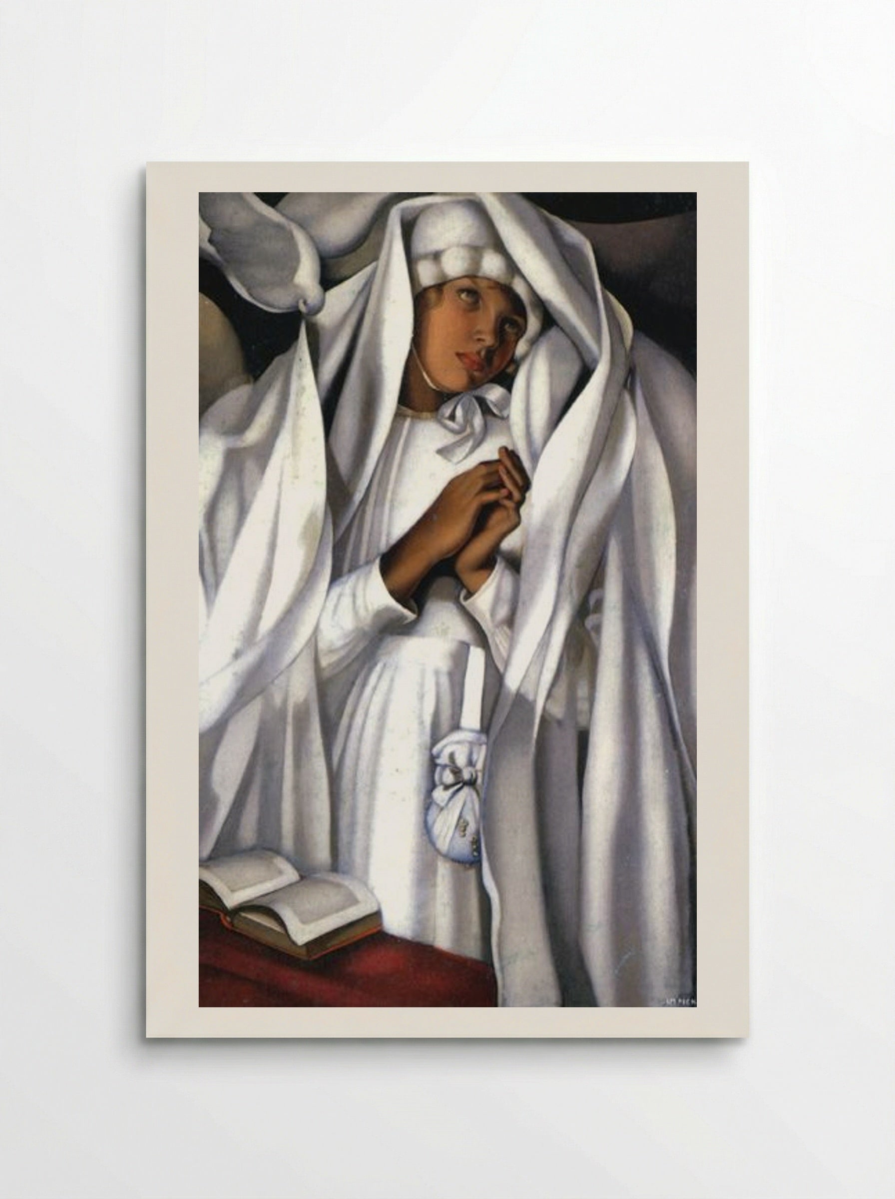 Kizette in Communion Dress - Tamara de Lempicka - Poster