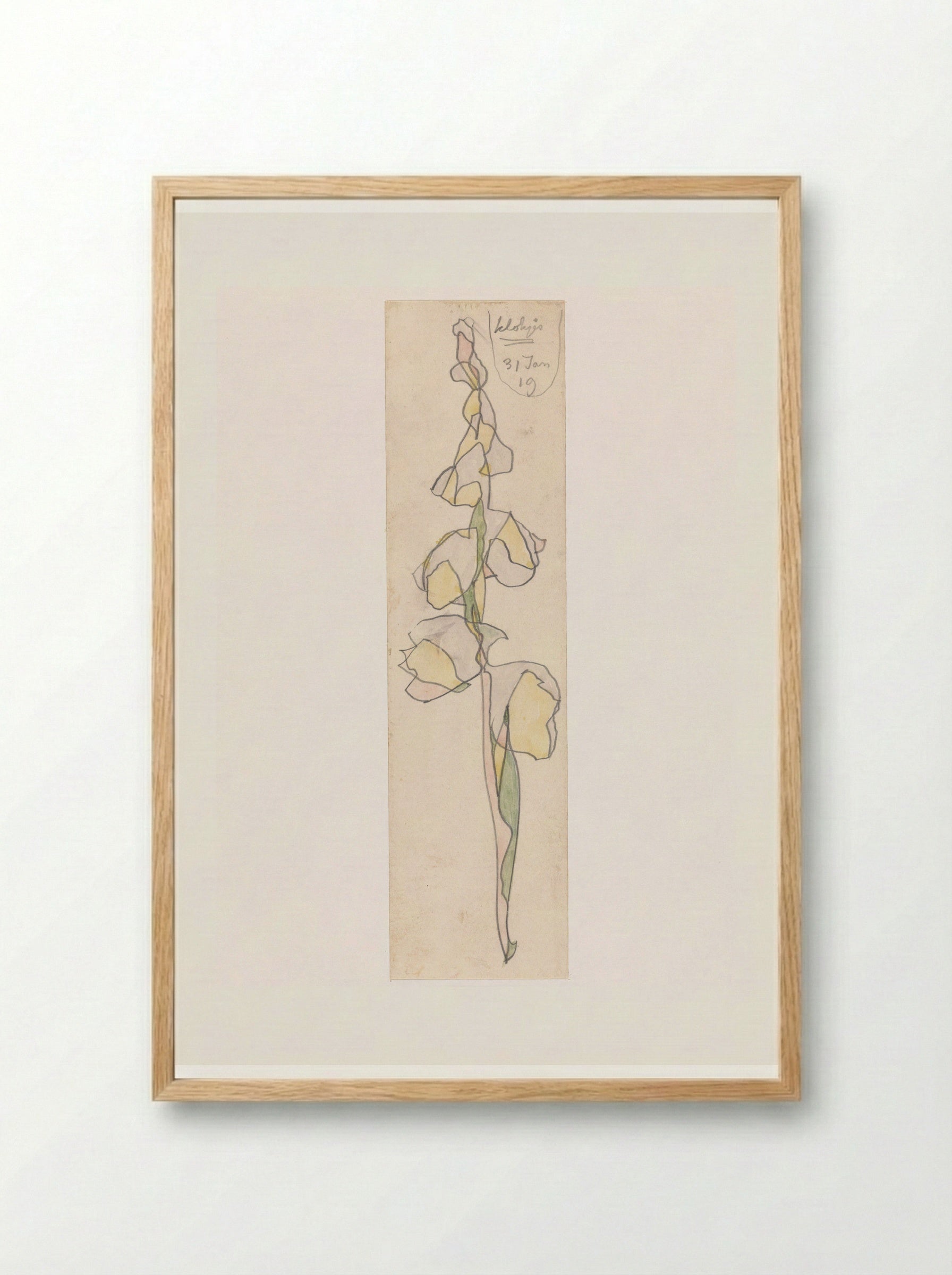 Klokjes - Theo Colenbrander - Framed Print Wood