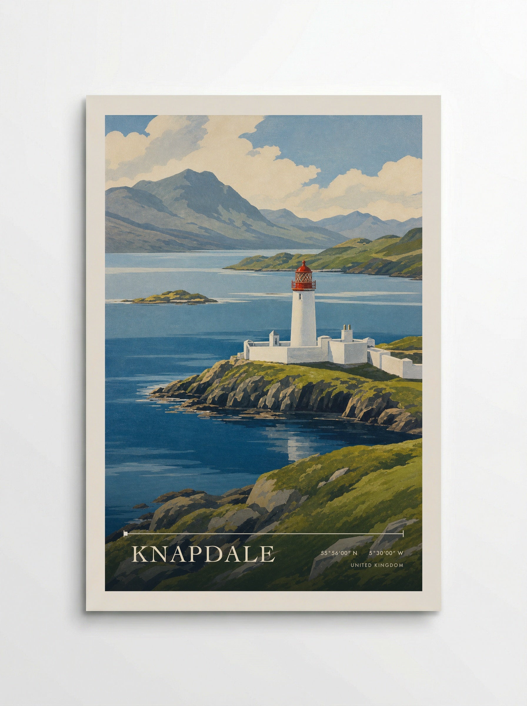 Knapdale United Kingdom Travel Poster - Poster