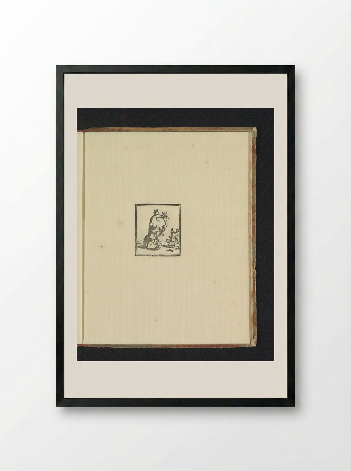 Knapscheetje - Isaac Vincentsz. van der Vinne - Framed Print Black