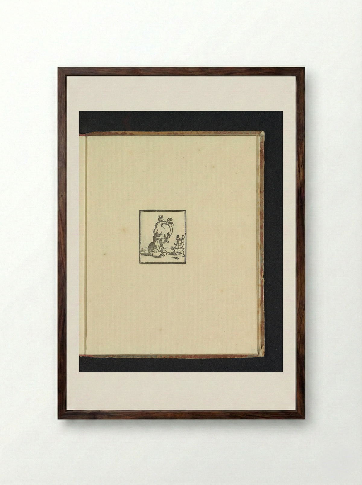Knapscheetje - Isaac Vincentsz. van der Vinne - Framed Print Dark Wood