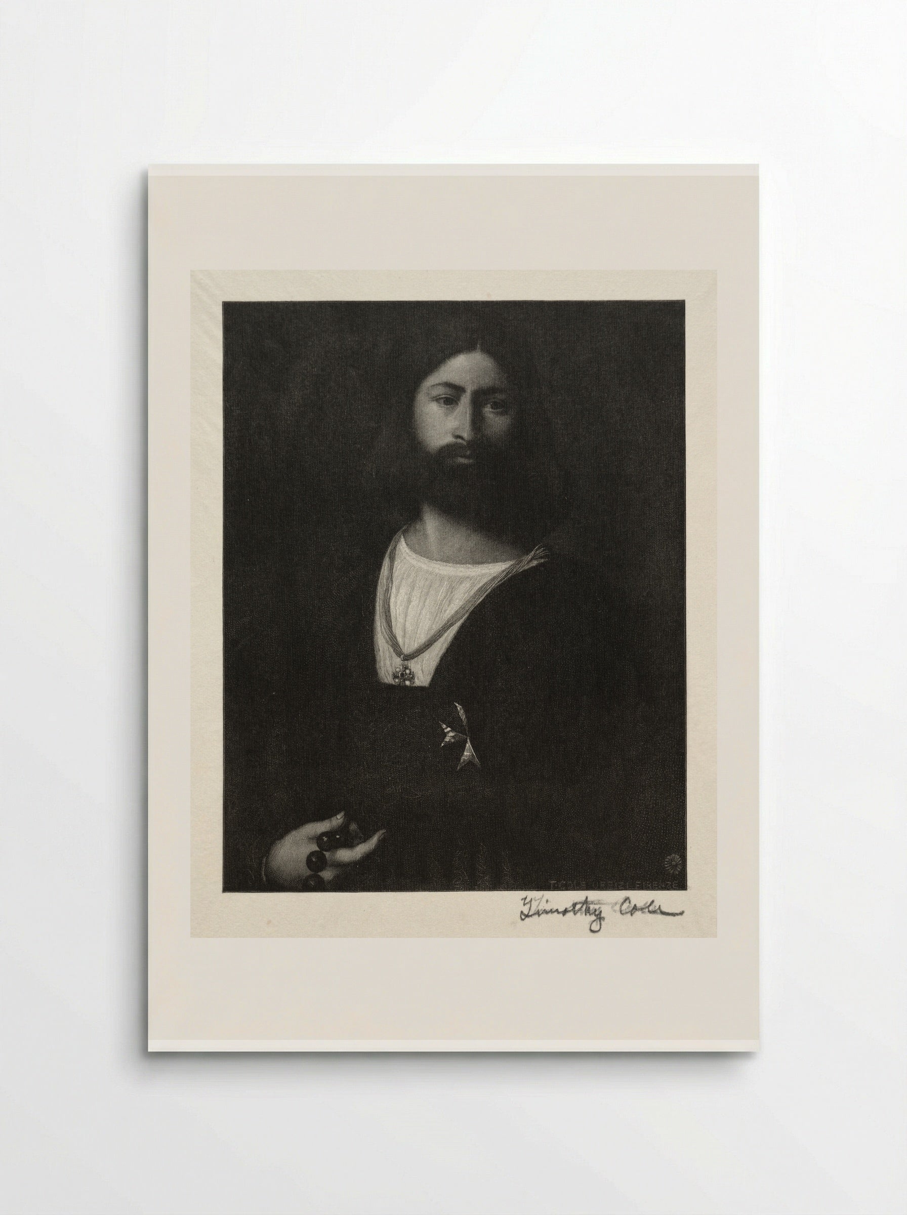 Knight of Malta (After Giorgione) - Timothy Cole - Poster