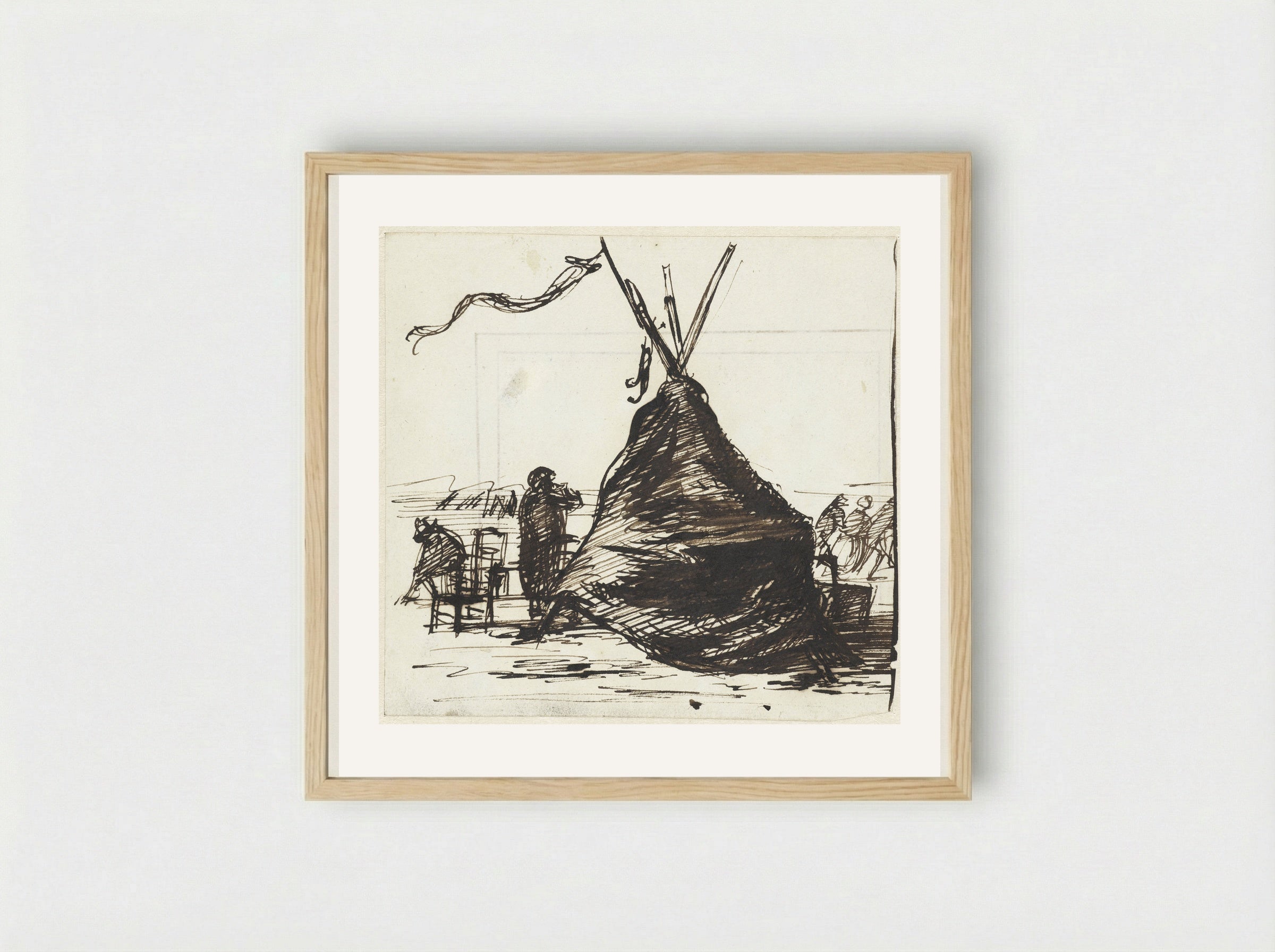 Koek-en-zopie - Simon Andreas Krausz - Framed Print Wood