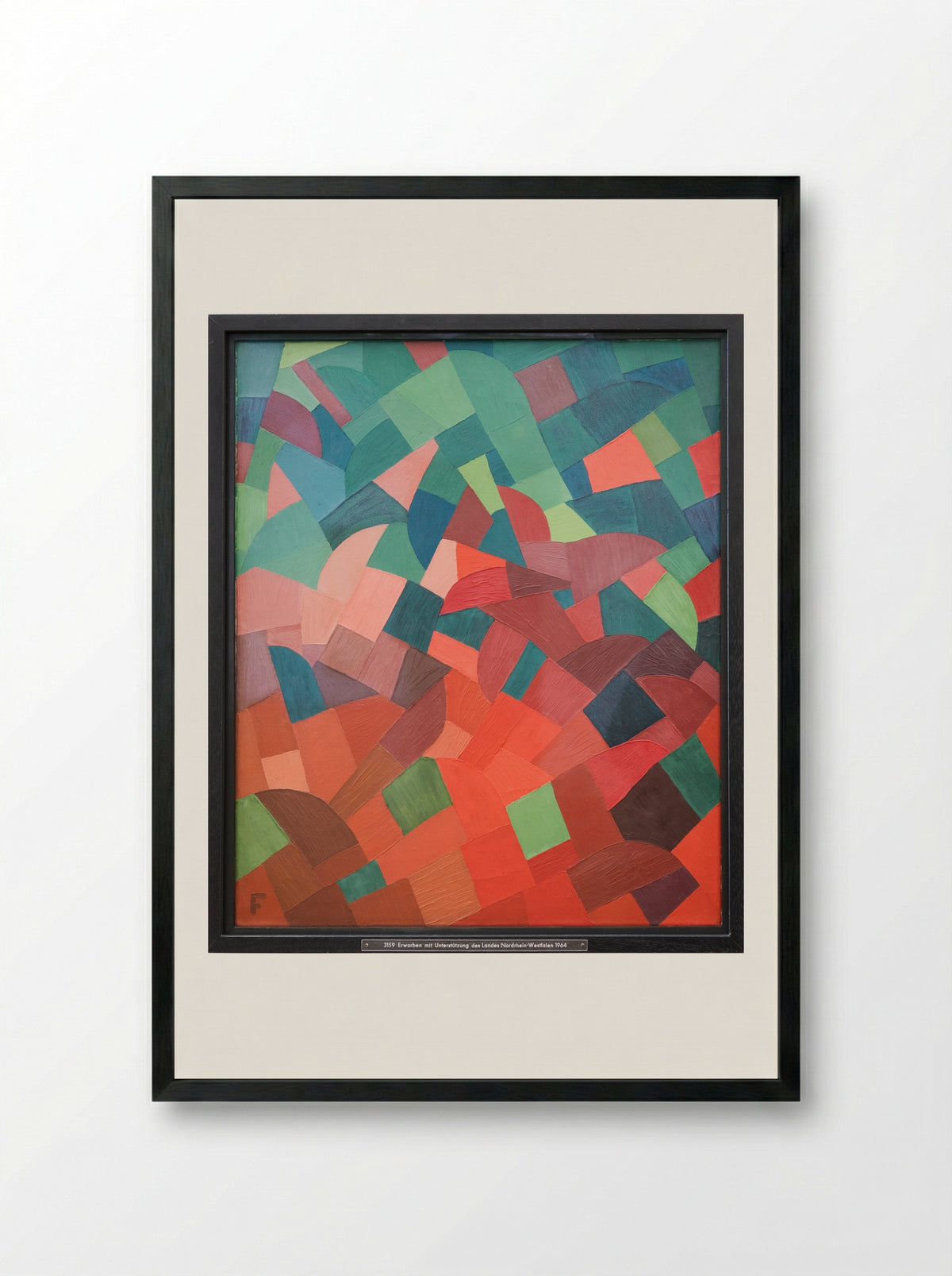 Komposition - Otto Freundlich - Framed Print Black