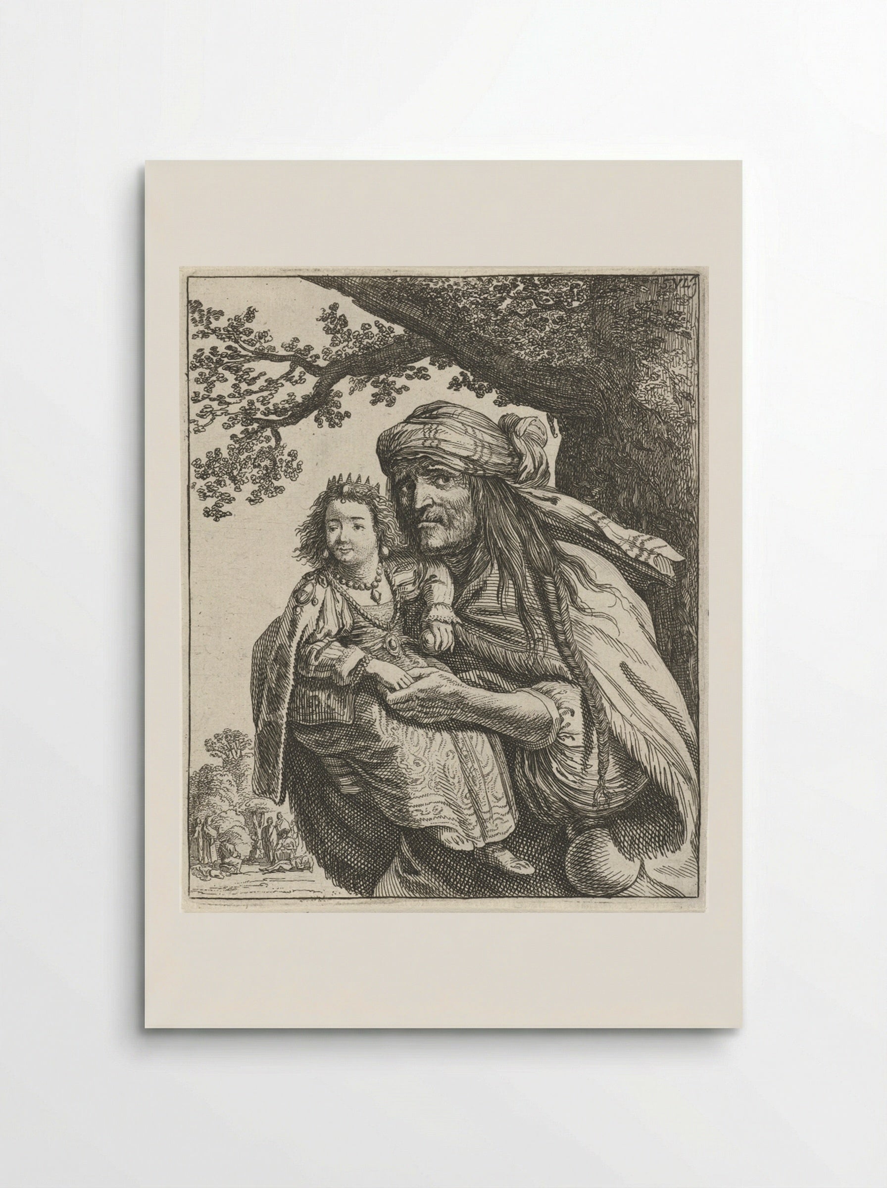 Konstance in gesprek met Don Jan - Pieter Nolpe - Poster