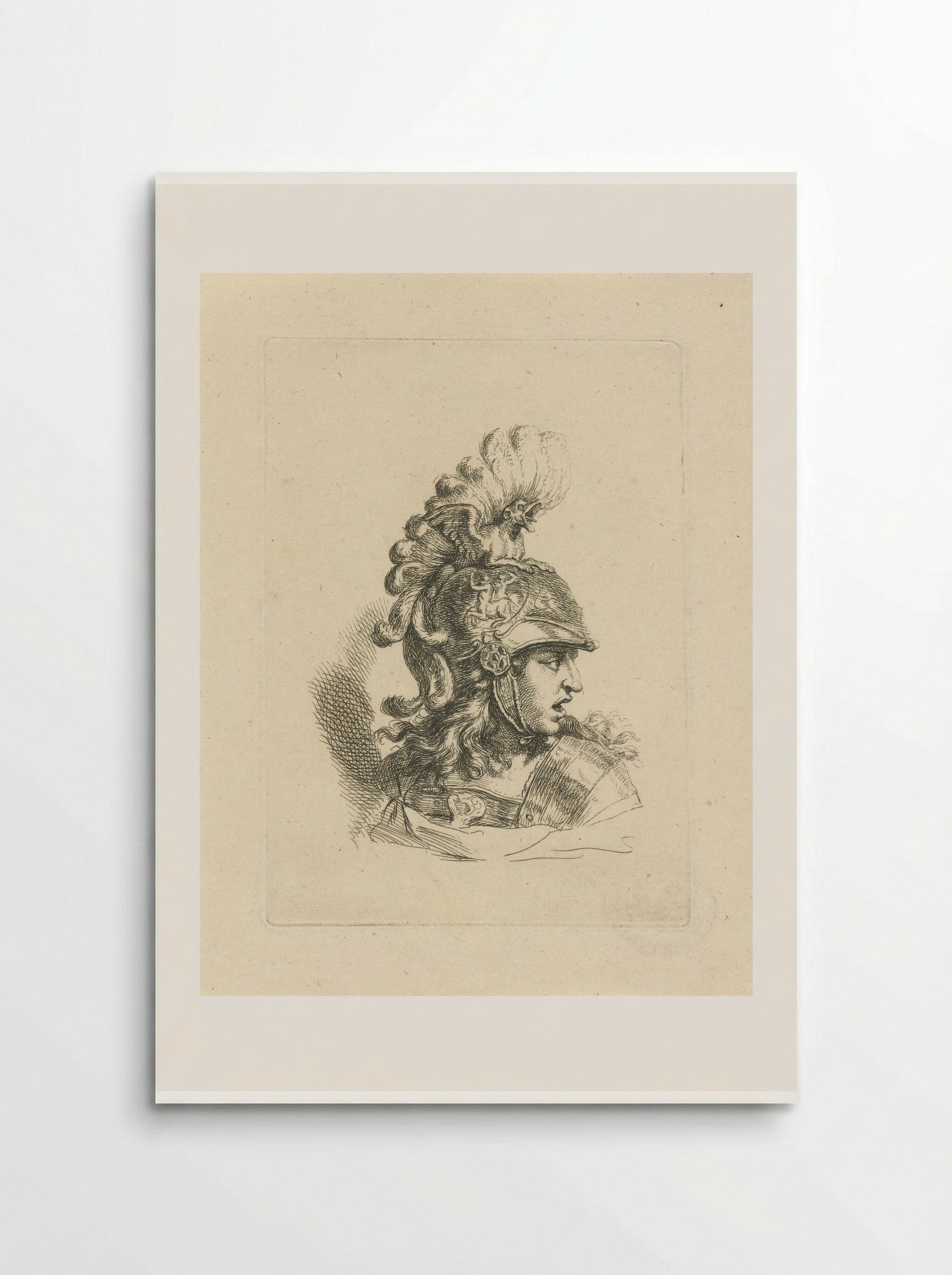 Kop van Minerva - Gerard de Lairesse - Poster