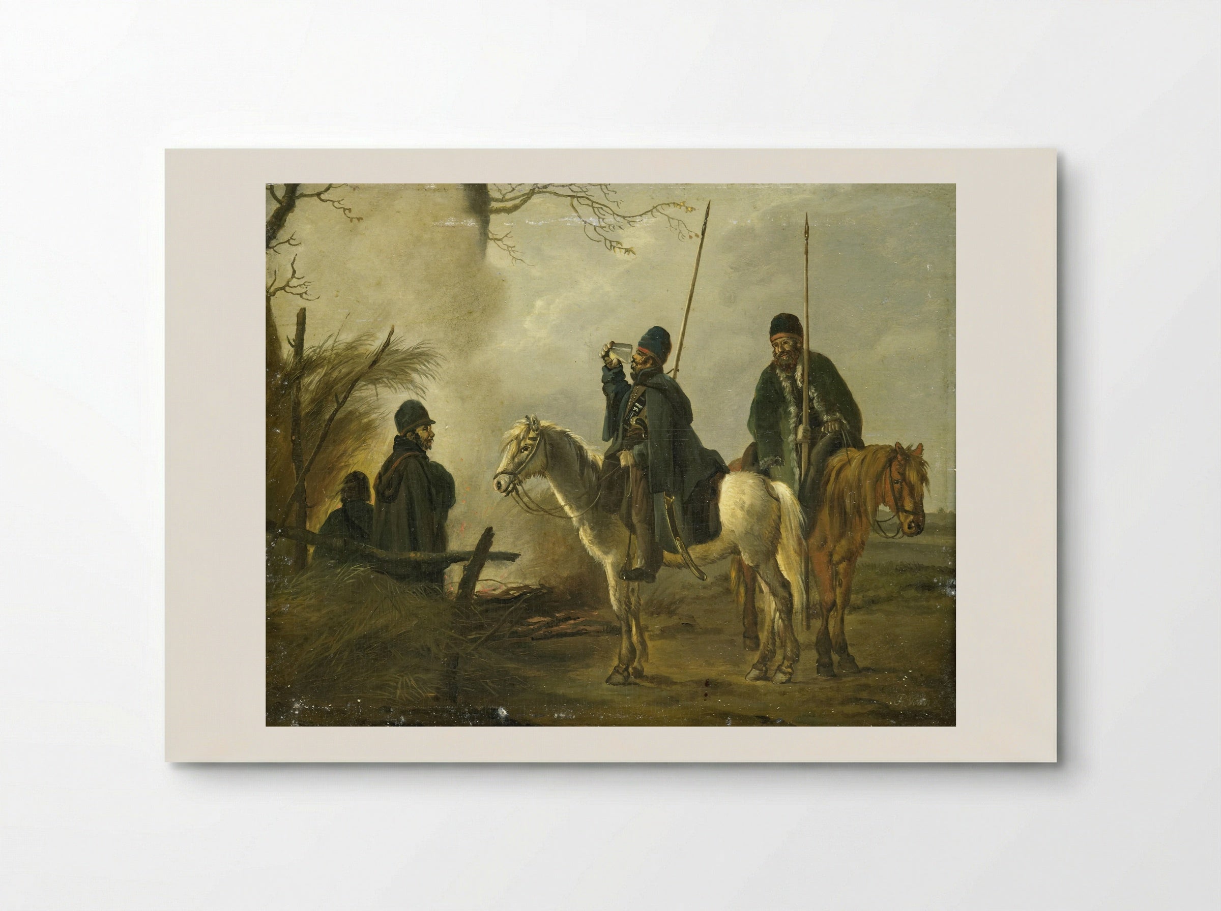 Kozakkenvoorpost in 1813 - Pieter Gerardus van Os - Poster