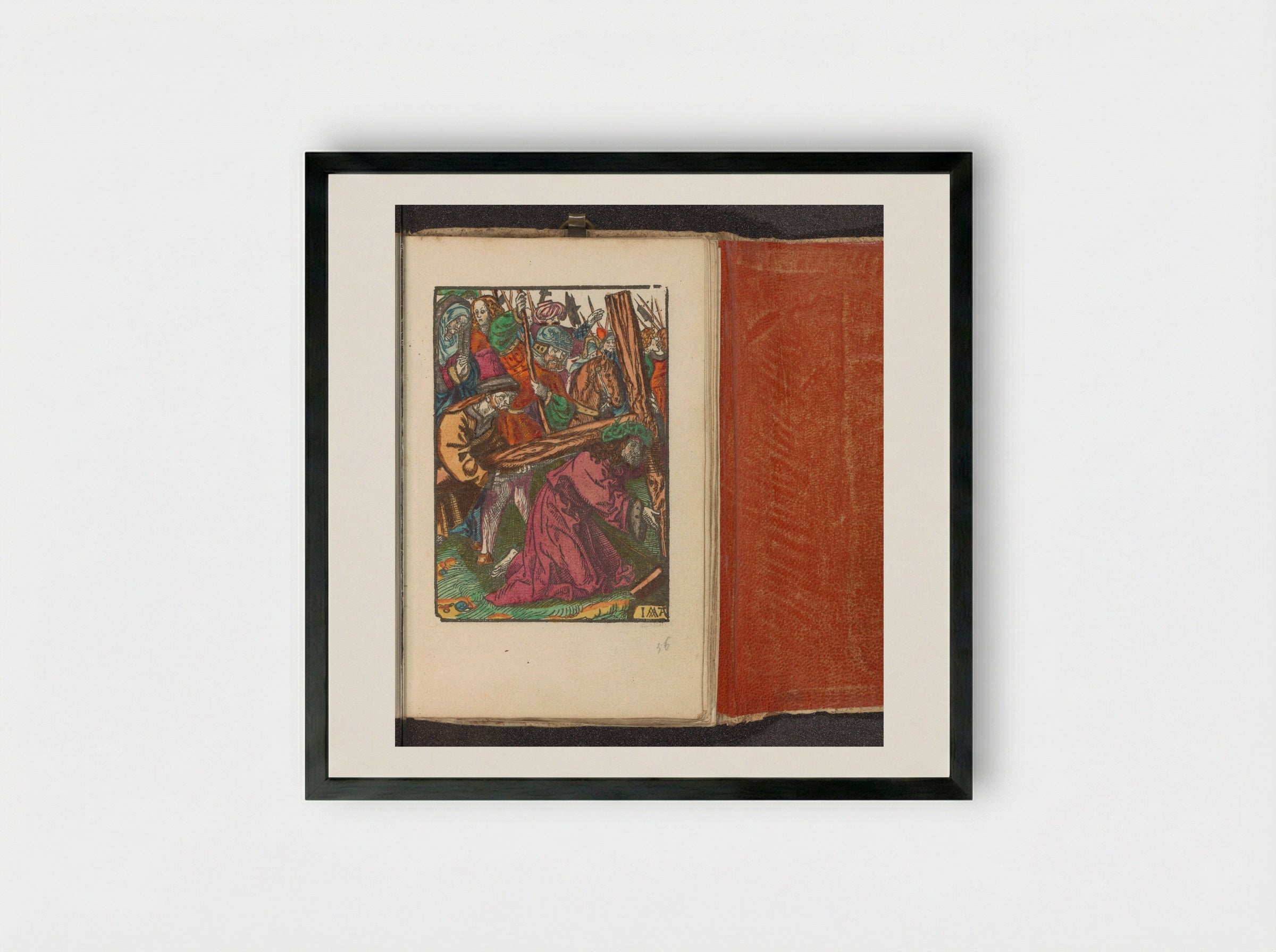 Kruisdraging - Doen Pietersz. - Framed Print Black