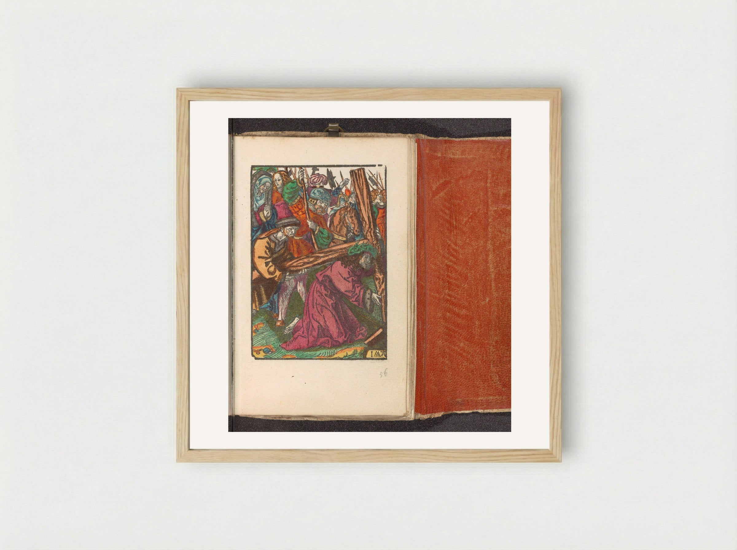 Kruisdraging - Doen Pietersz. - Framed Print Wood