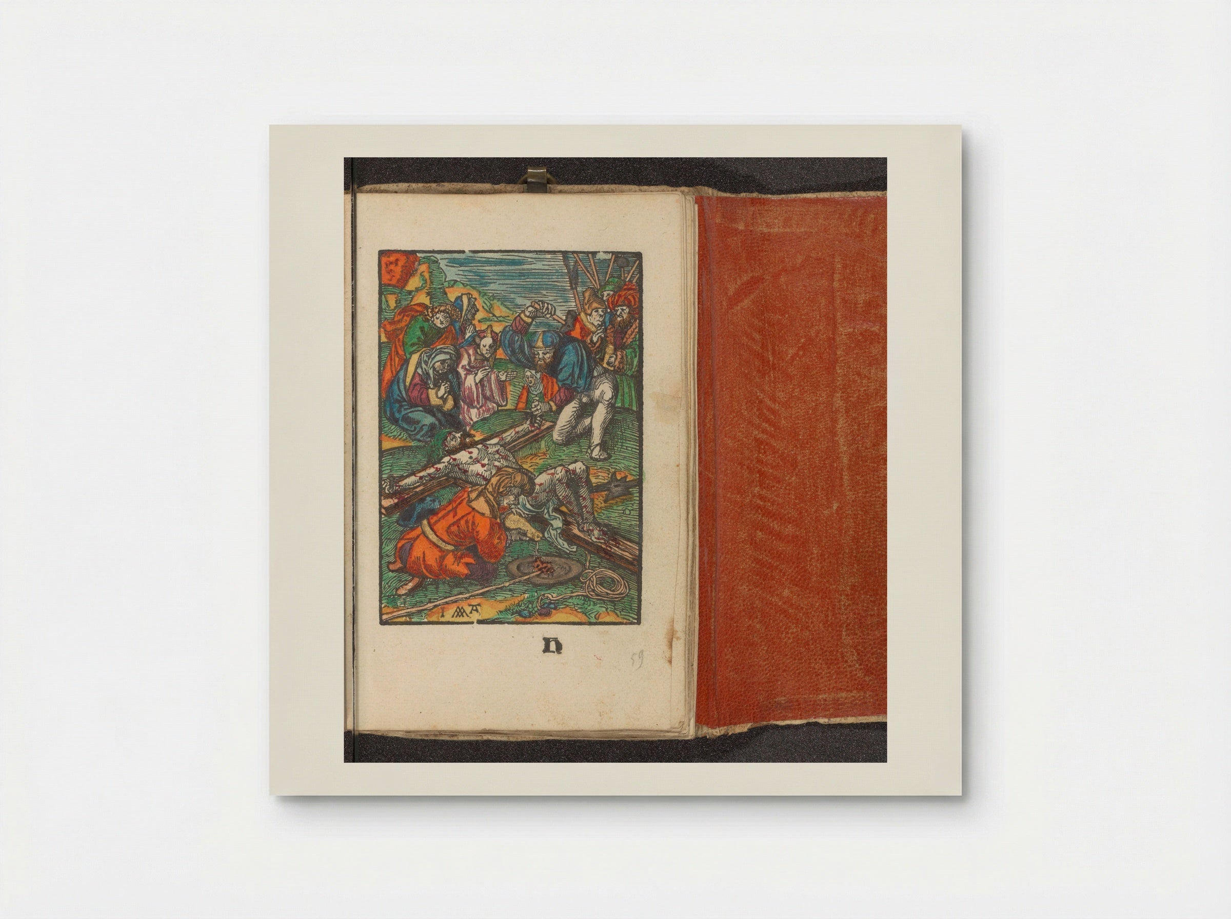 Kruisiging van Christus - Doen Pietersz. - Poster