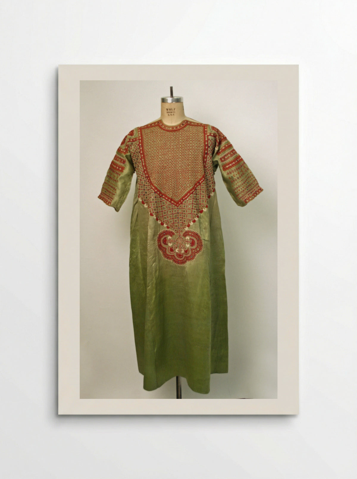 Kurta (Embroidered Silk Tunic) - Fine Art Print - Poster
