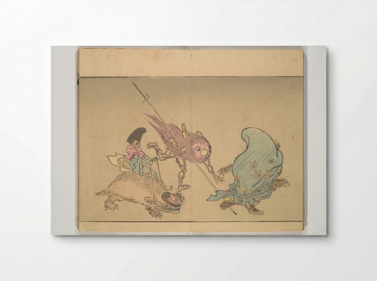 Kyōsai’s Pictures of One Hundred Demons - Kawanabe Kyōsai - Poster