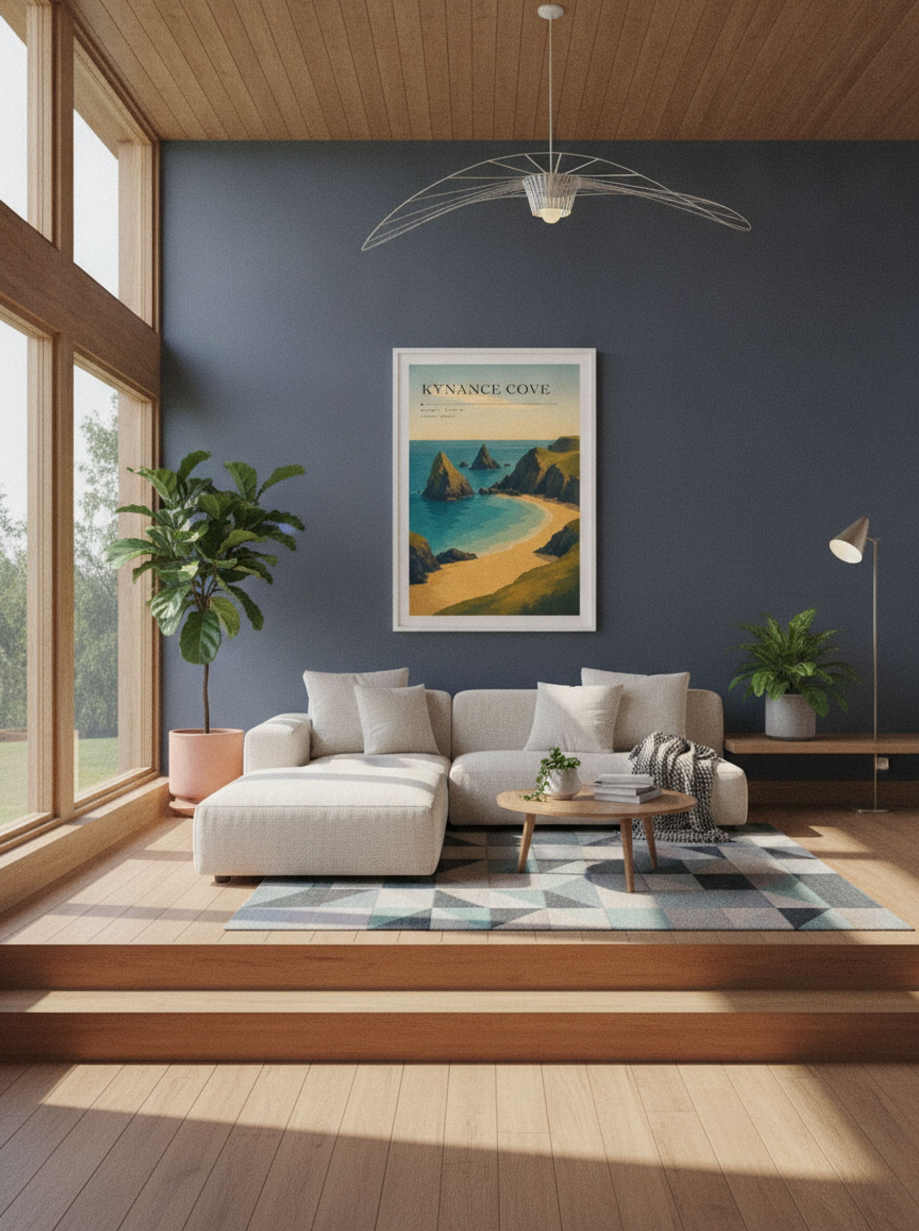 Kynance Cove Travel Poster Artwork - Lifestyle