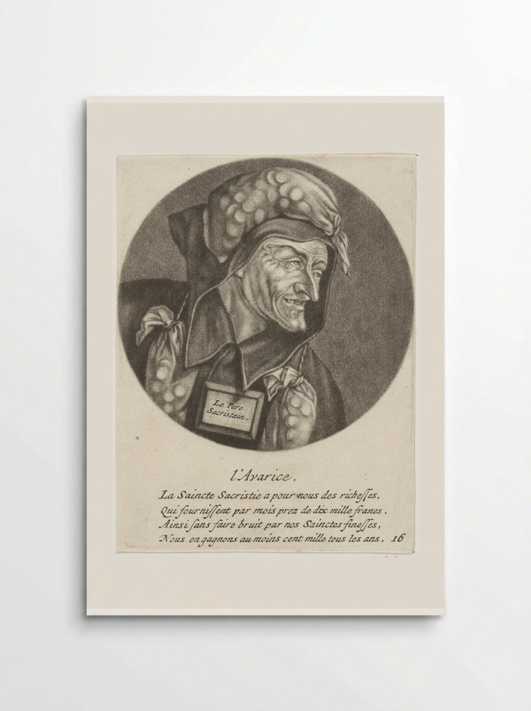 L'Avarice - Jacob Gole - Poster