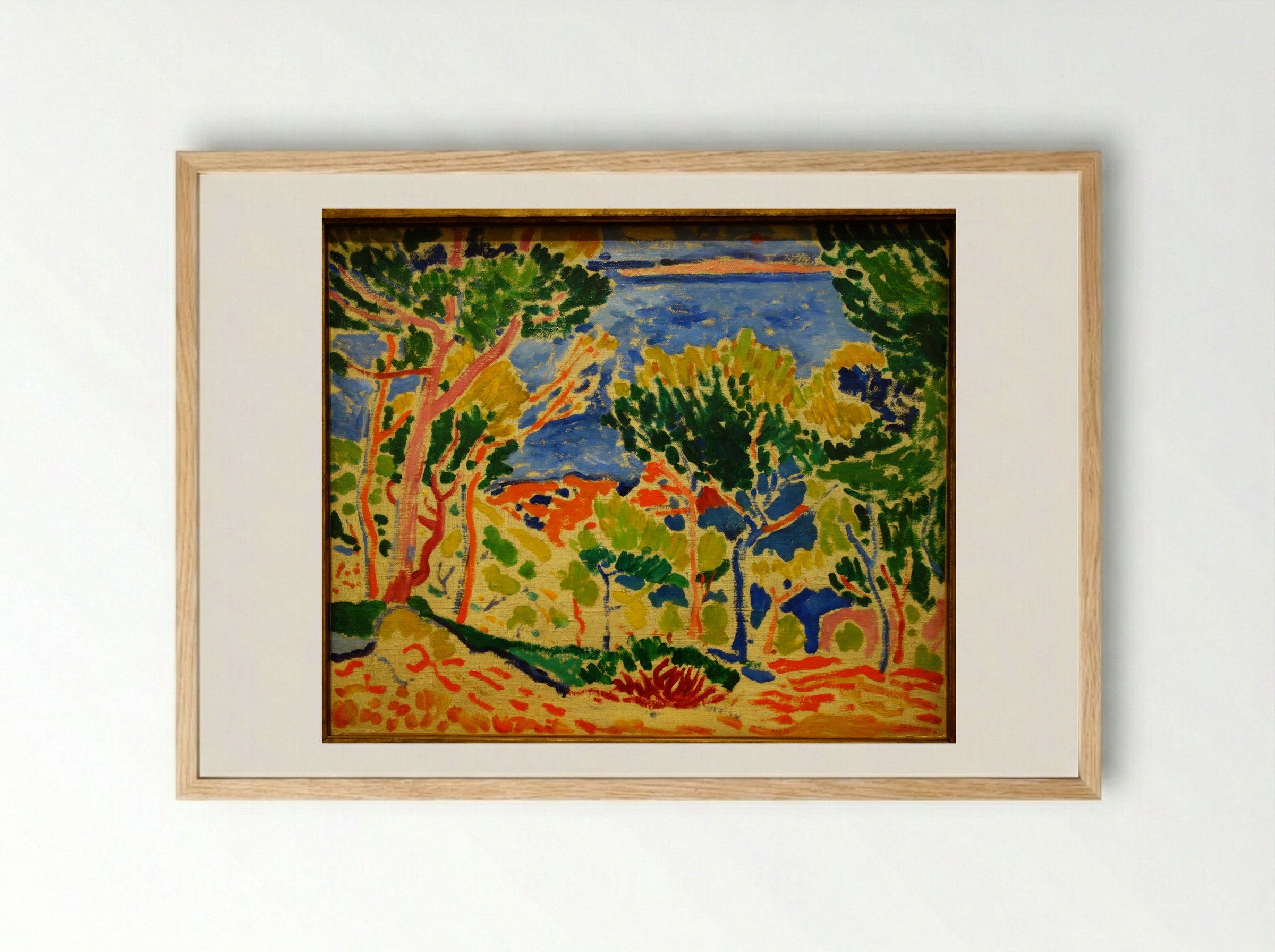 L'Estaque - André Derain - Framed Print Wood