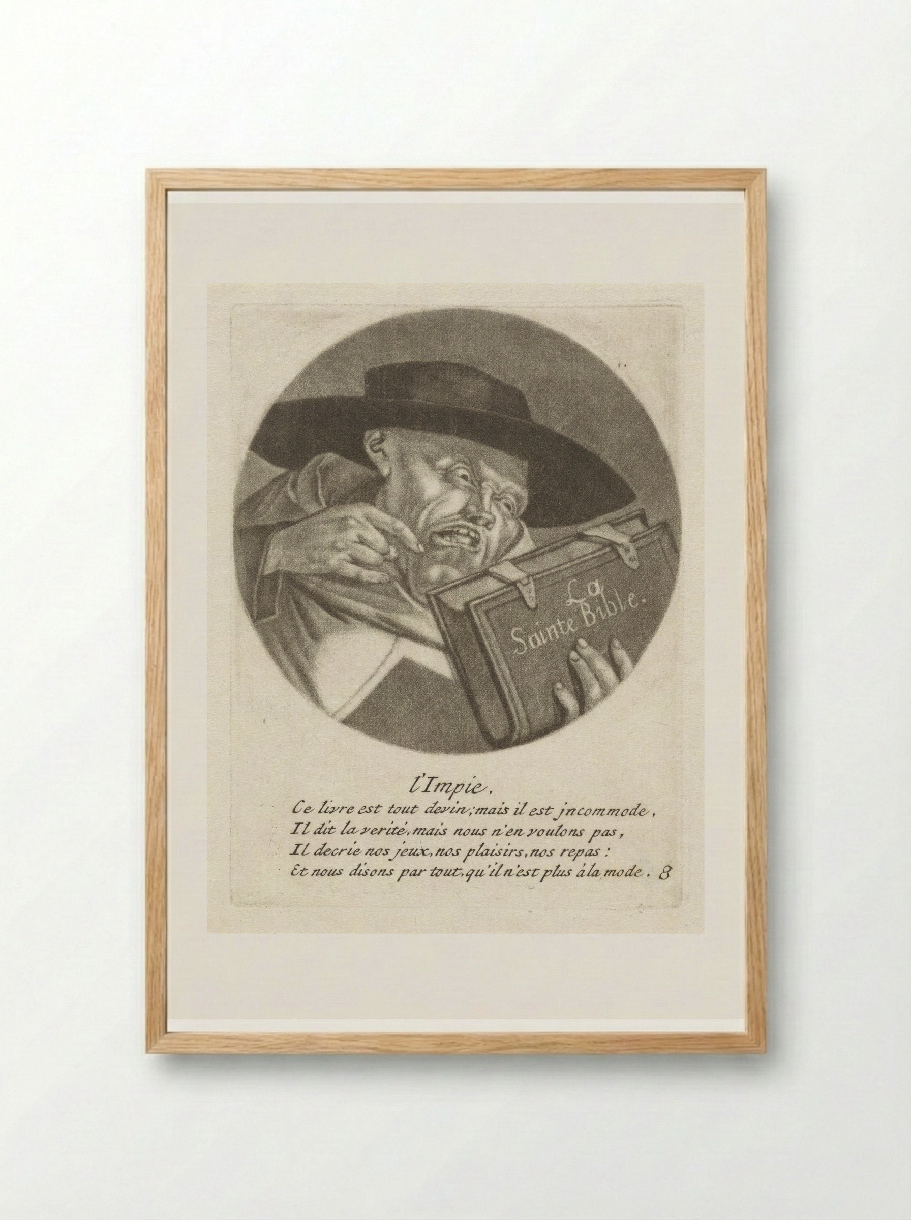 L'Impie - Jacob Gole - Framed Print Wood