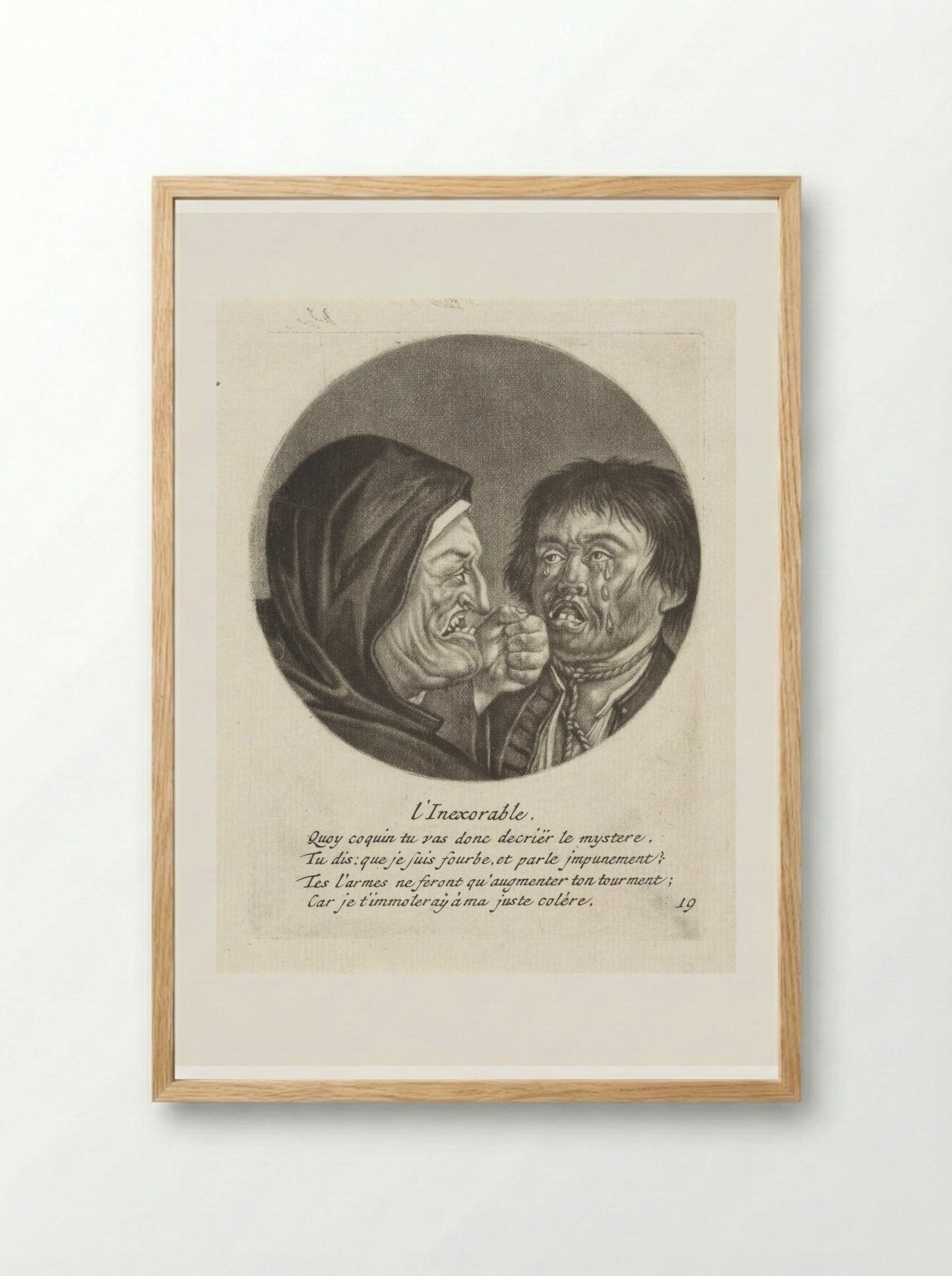 L'Inexorable - Jacob Gole - Framed Print Wood