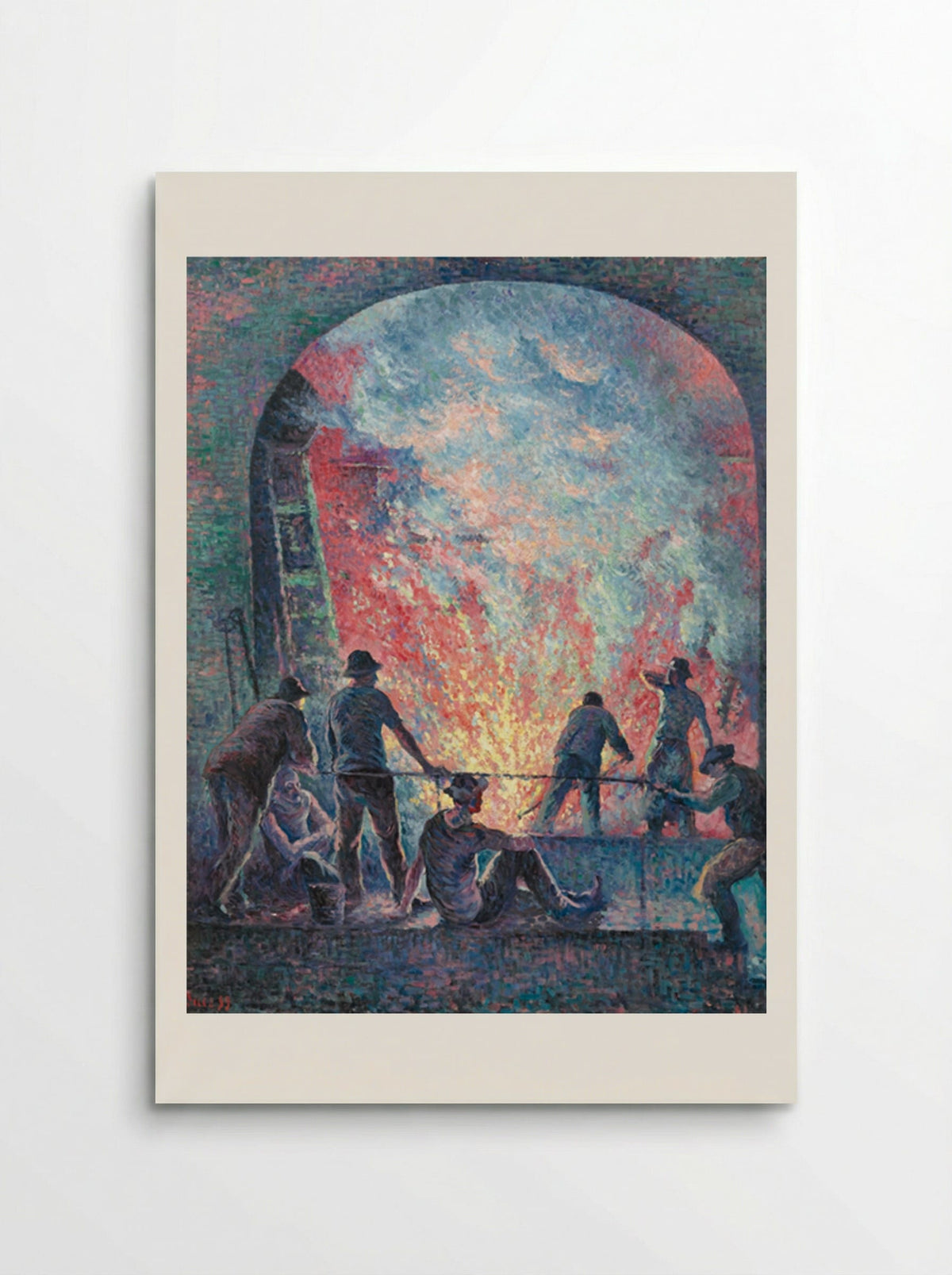 L'acierie - Maximilien Luce - Poster